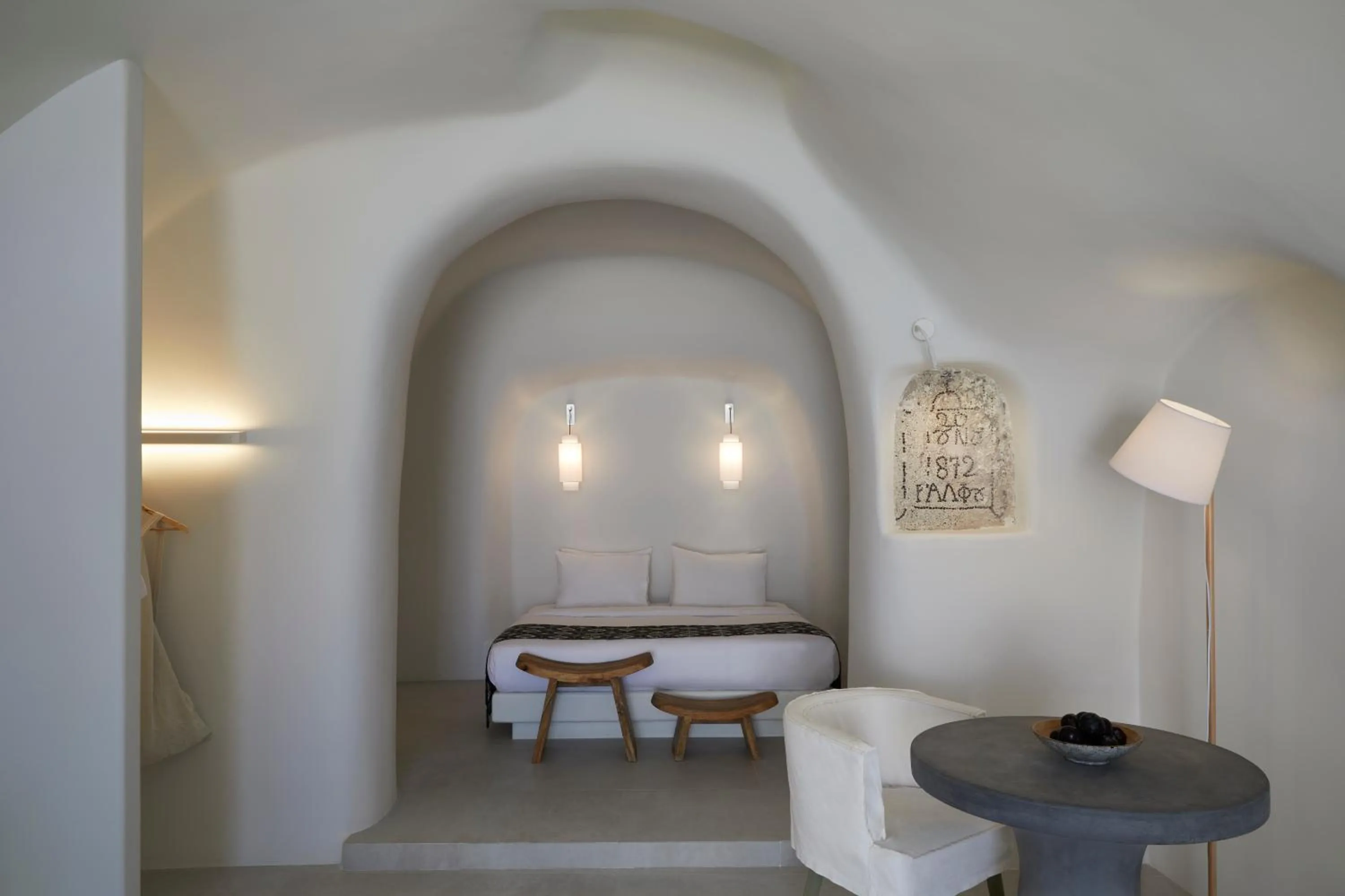 Bedroom in Elysian Santorini
