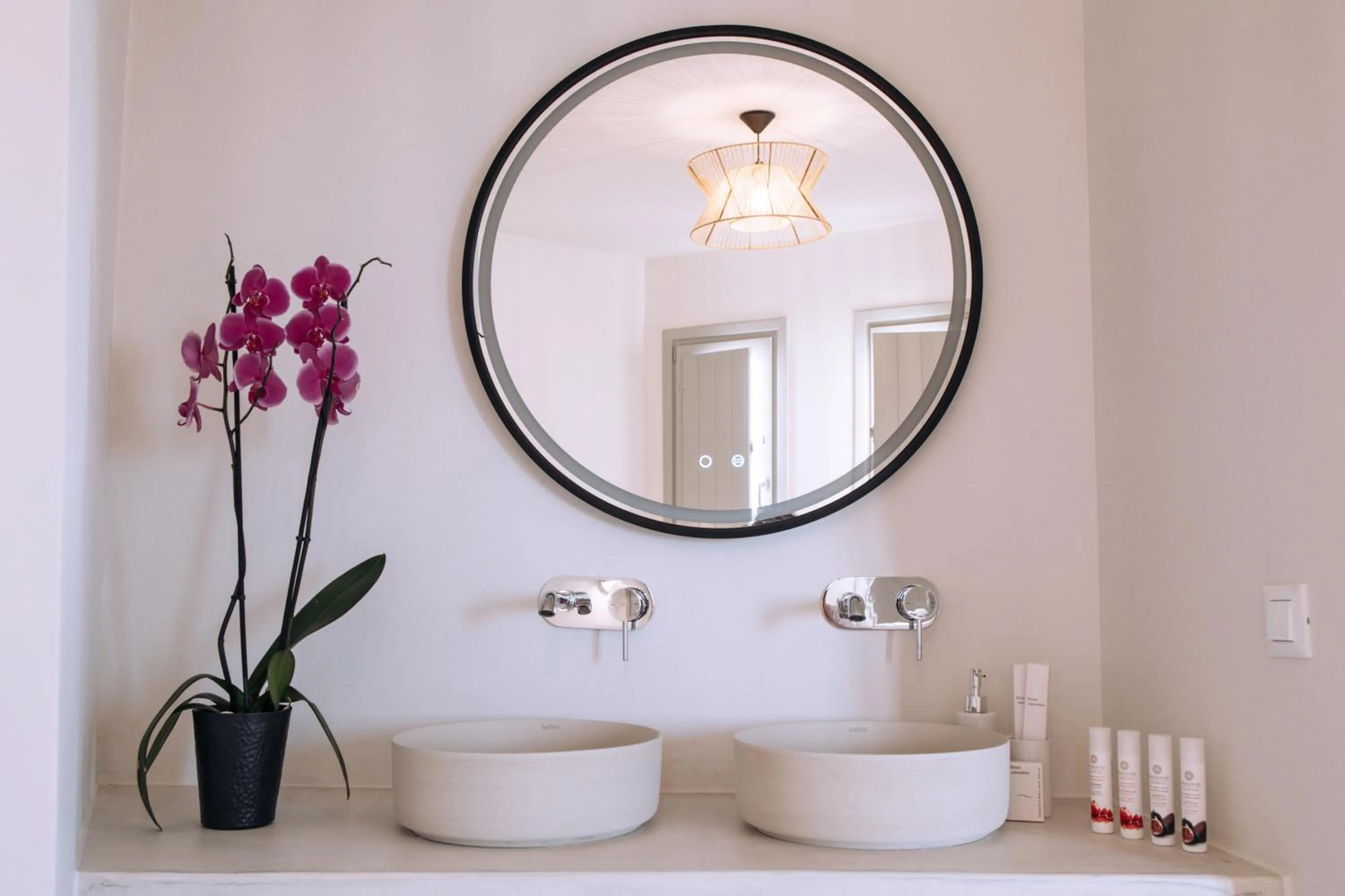 Bathroom in Elysian Santorini