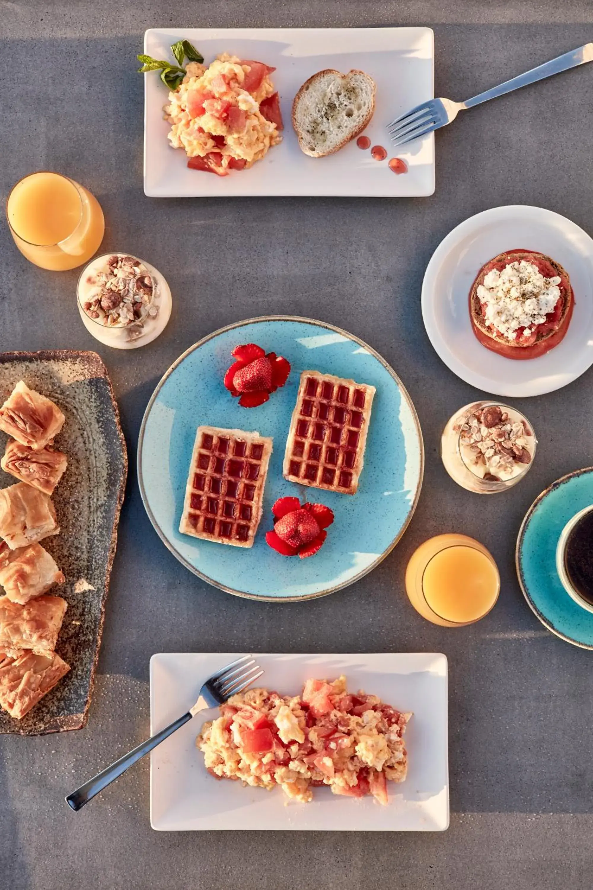 Breakfast in Elysian Santorini Breakfast in Elysian Santorini