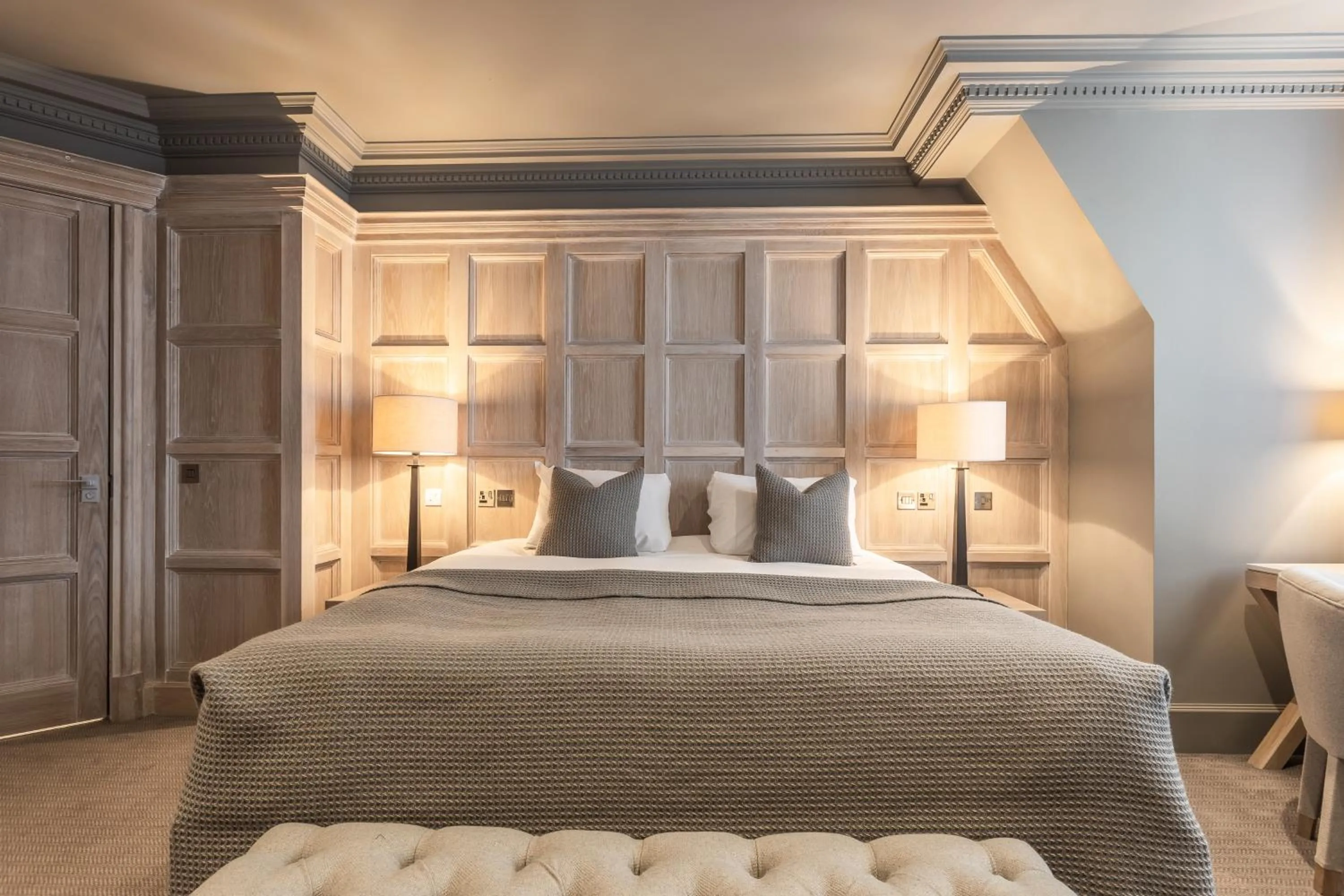 Bed in The Scotsman Hotel