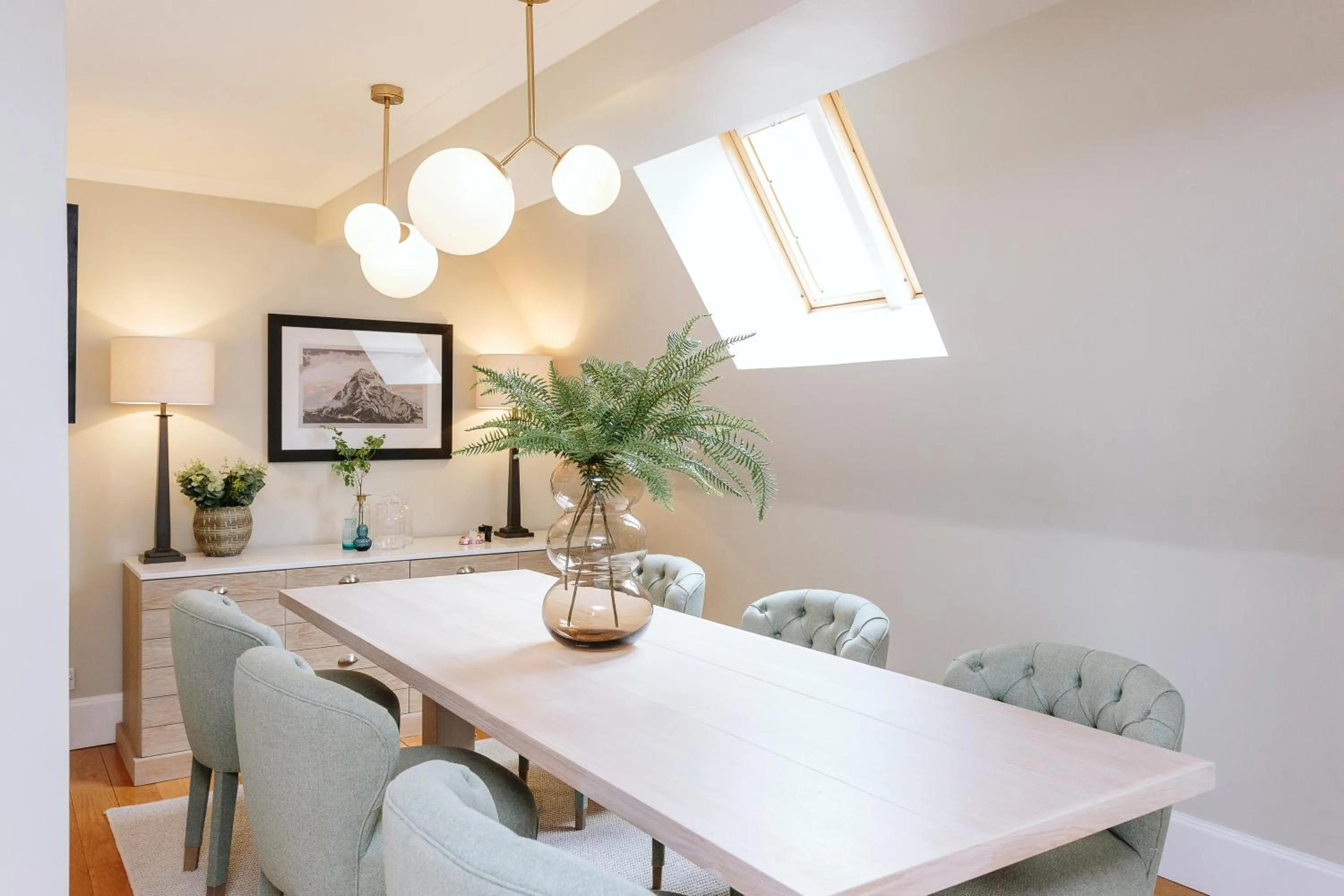 Dining area in The Scotsman Hotel
