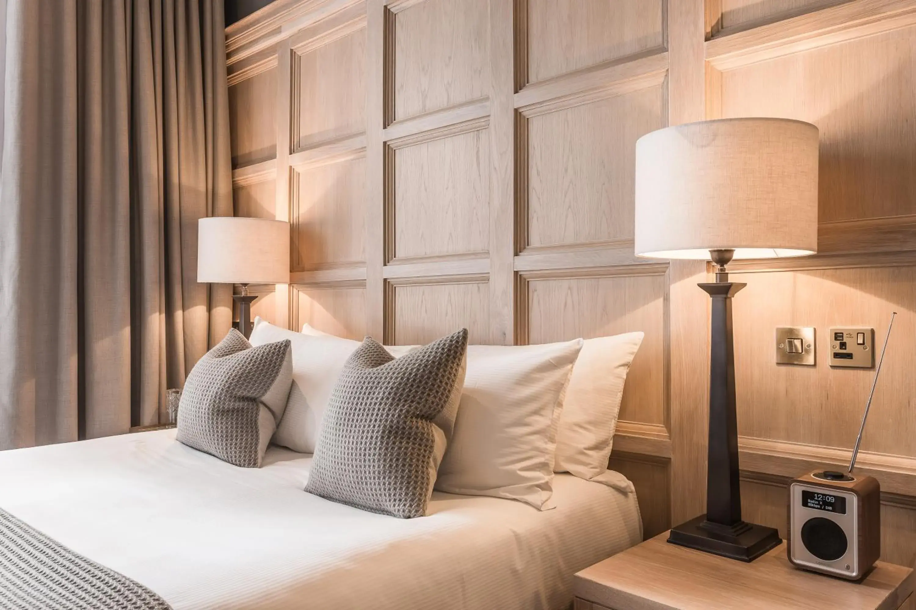 Bed in The Scotsman Hotel Bed in The Scotsman Hotel