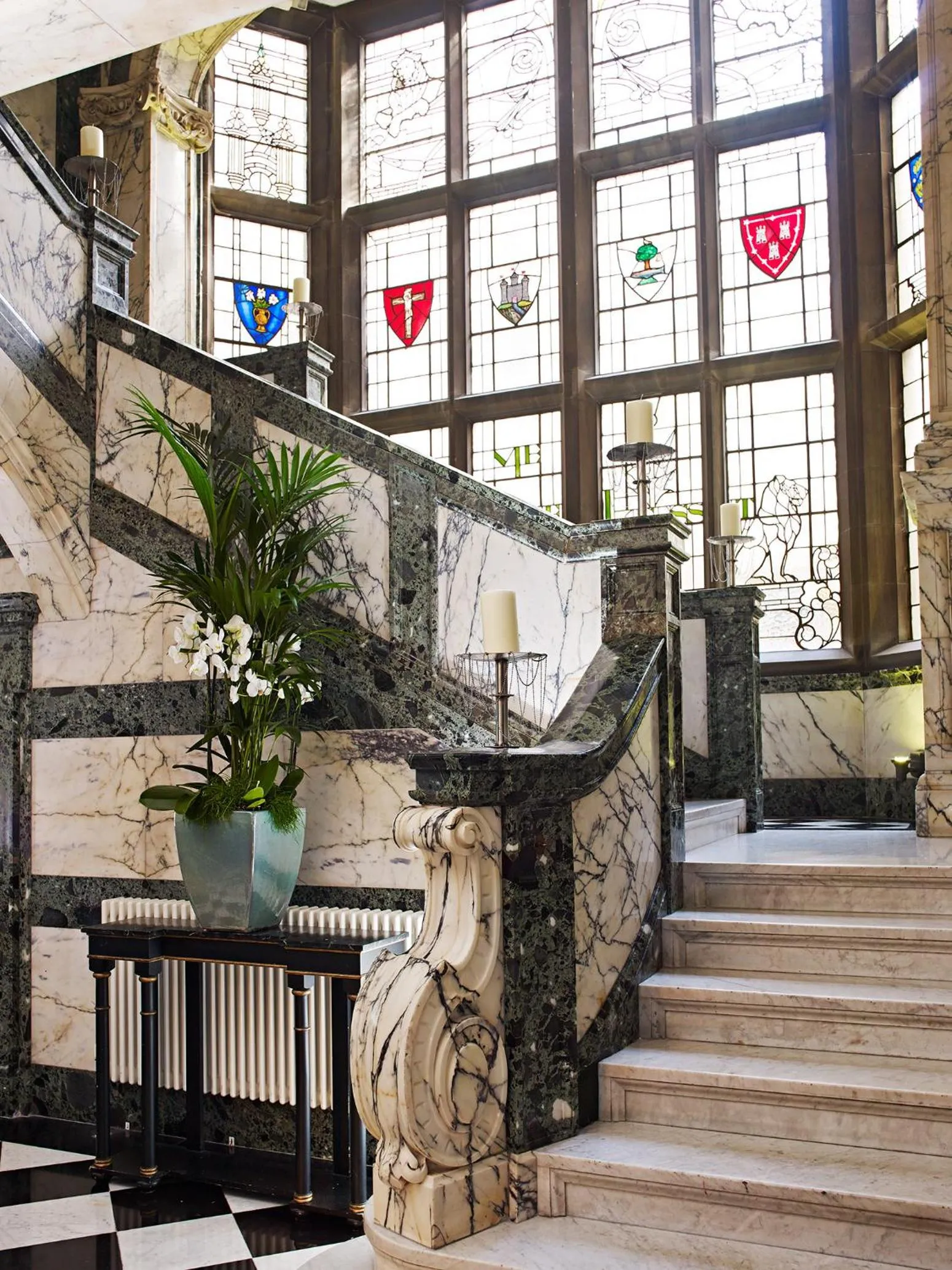 Decorative detail in The Scotsman Hotel