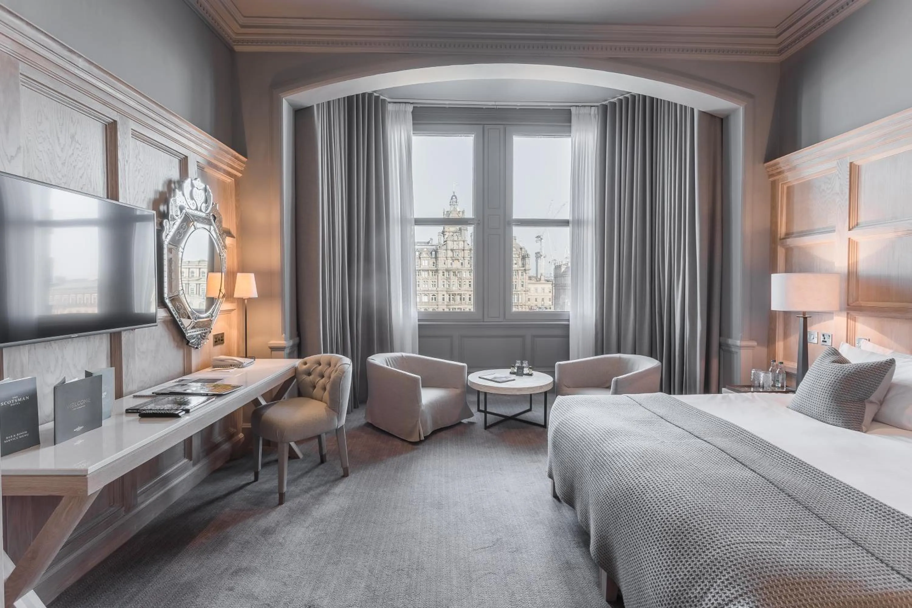 Bedroom, Bed in The Scotsman Hotel