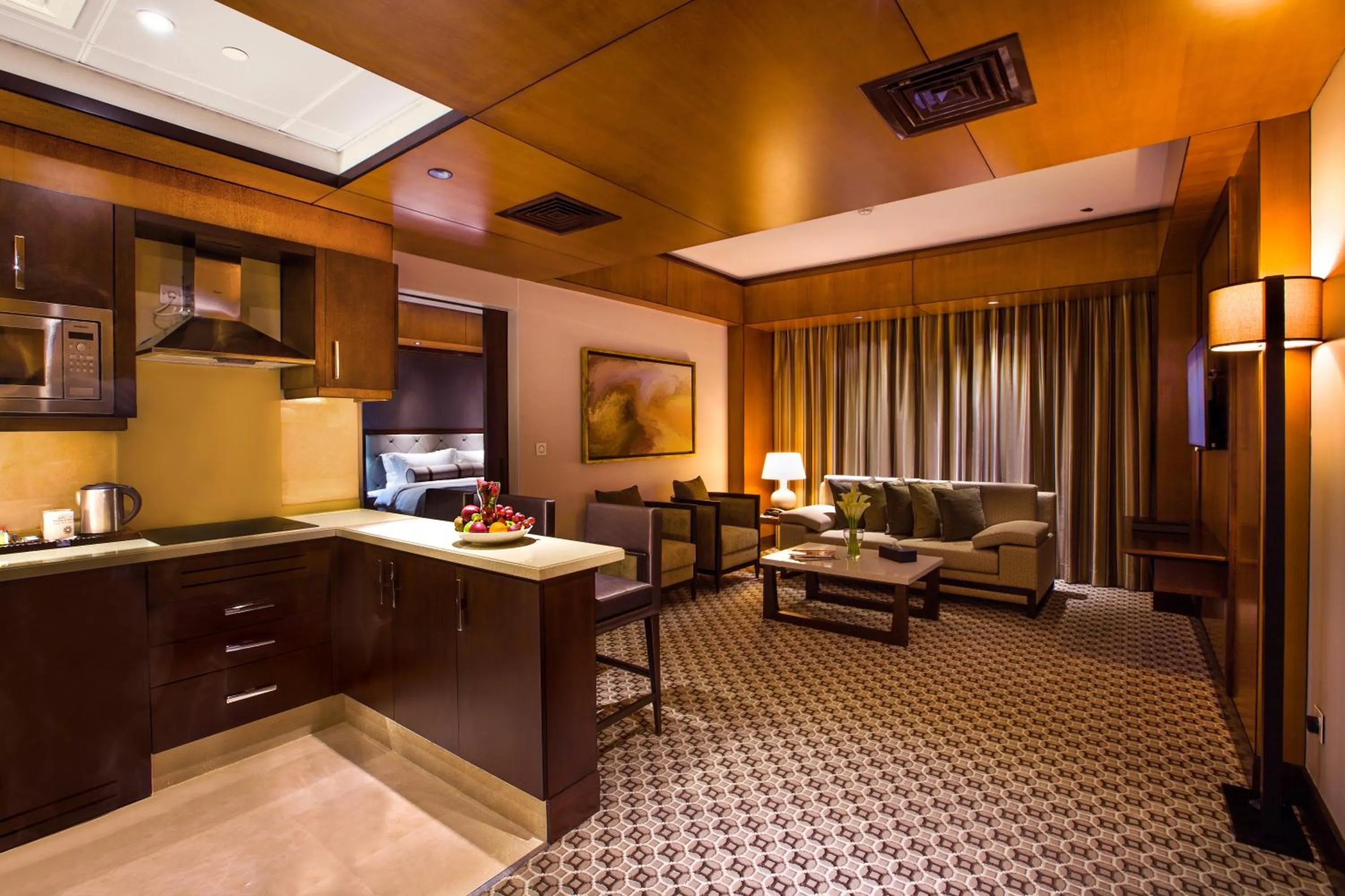 Kitchen or kitchenette in Ayla Grand Hotel