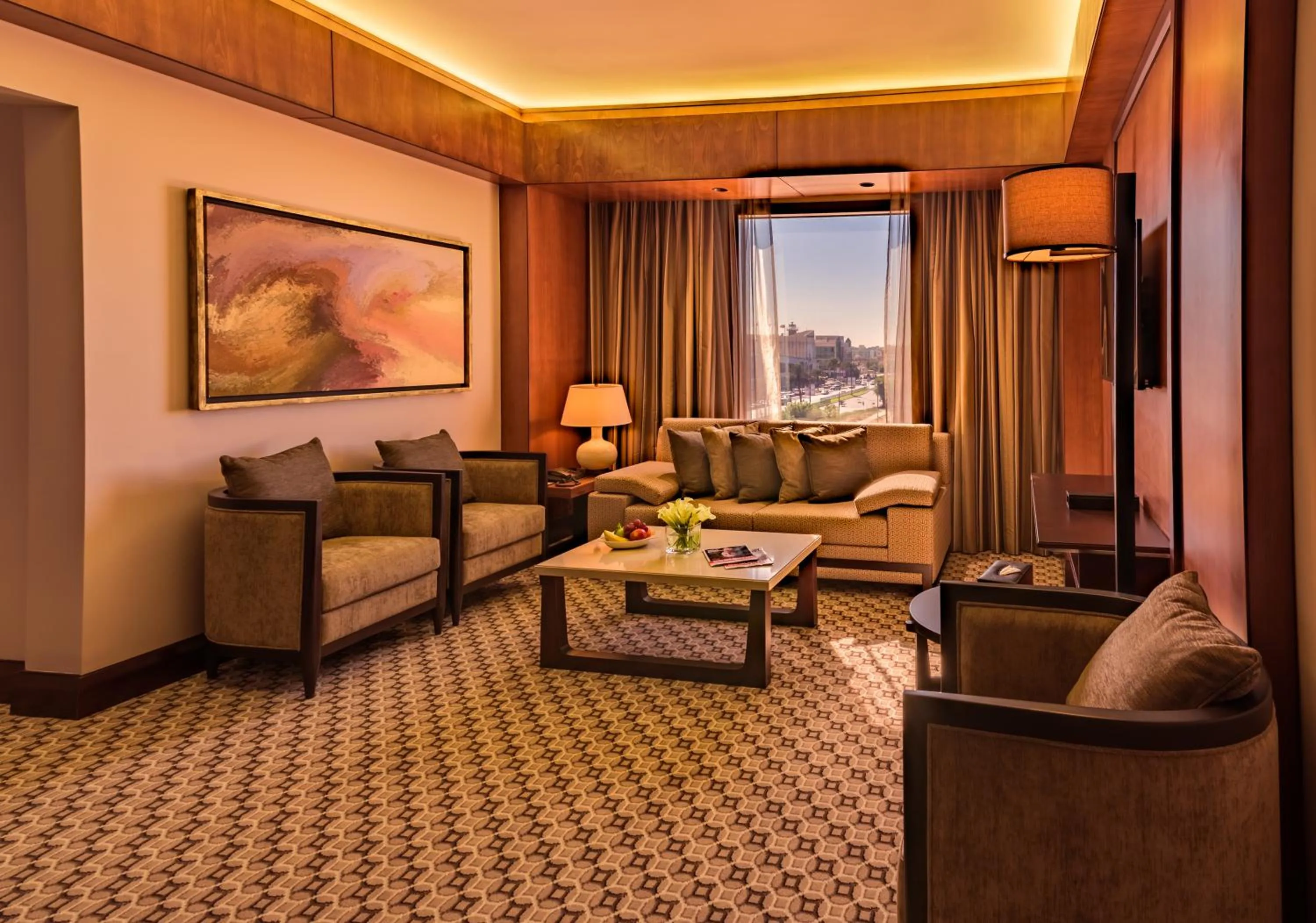 Living room in Ayla Grand Hotel