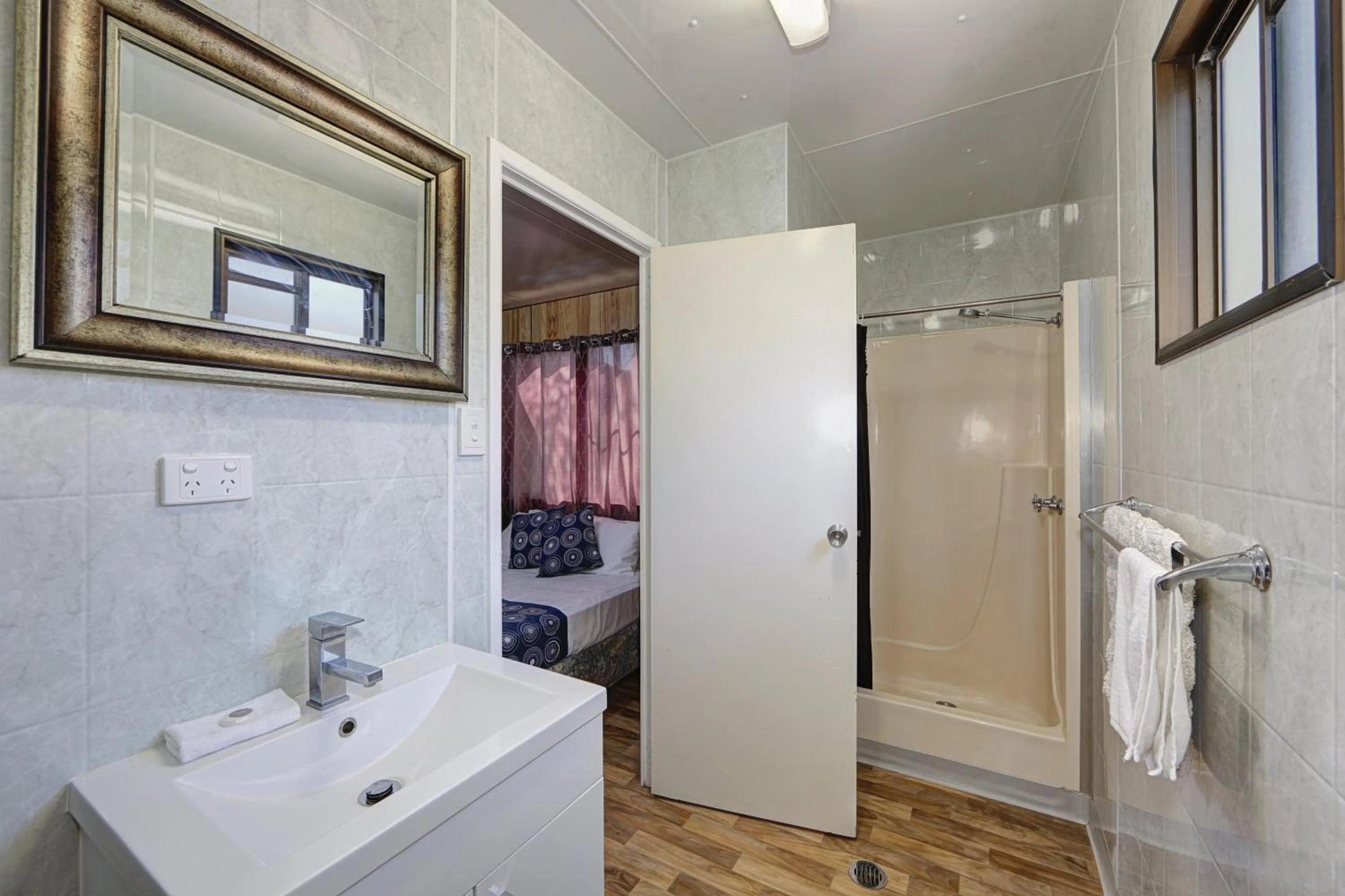 Bathroom in Alva Beach Tourist Park