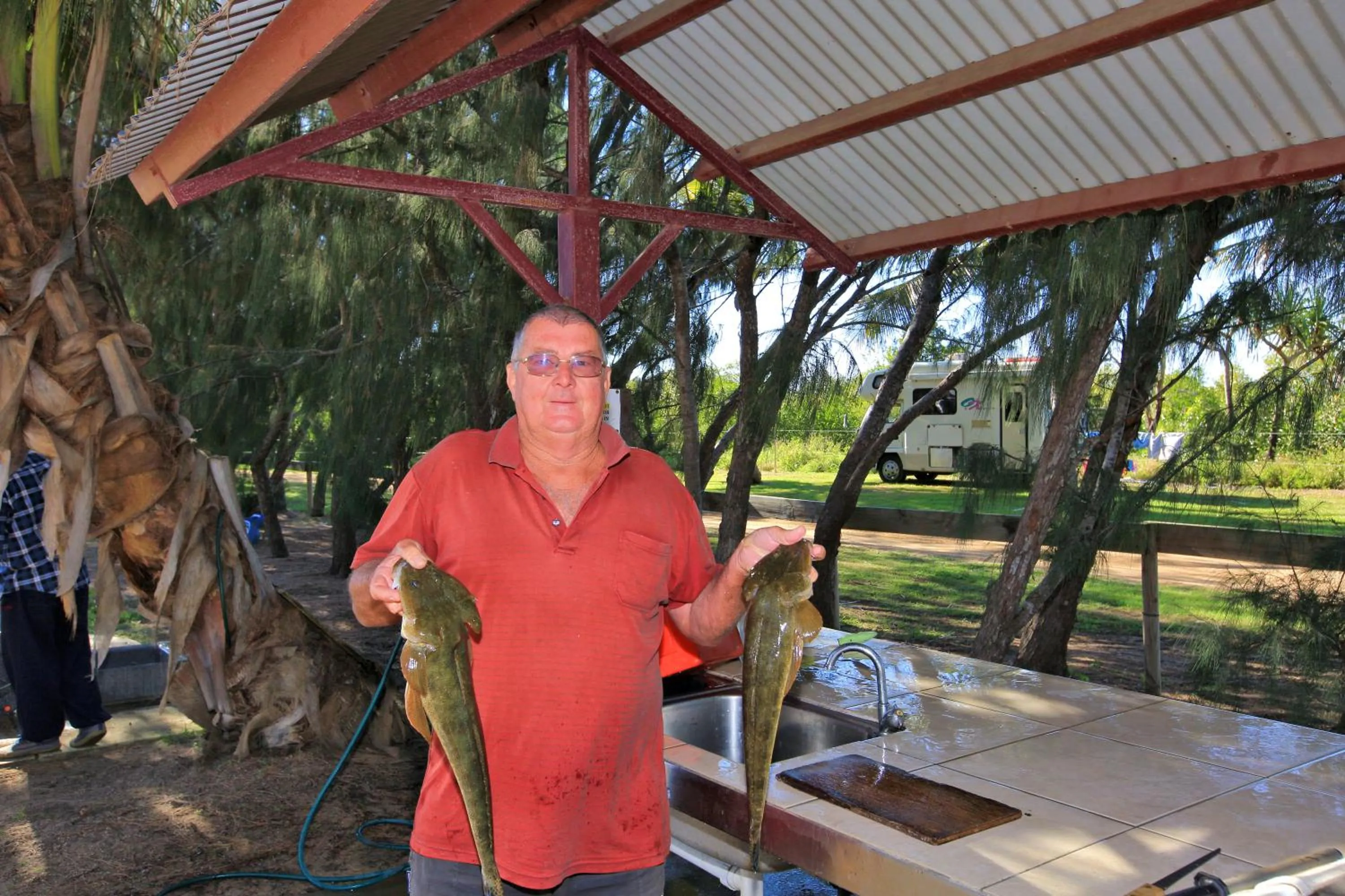 Fishing in Alva Beach Tourist Park