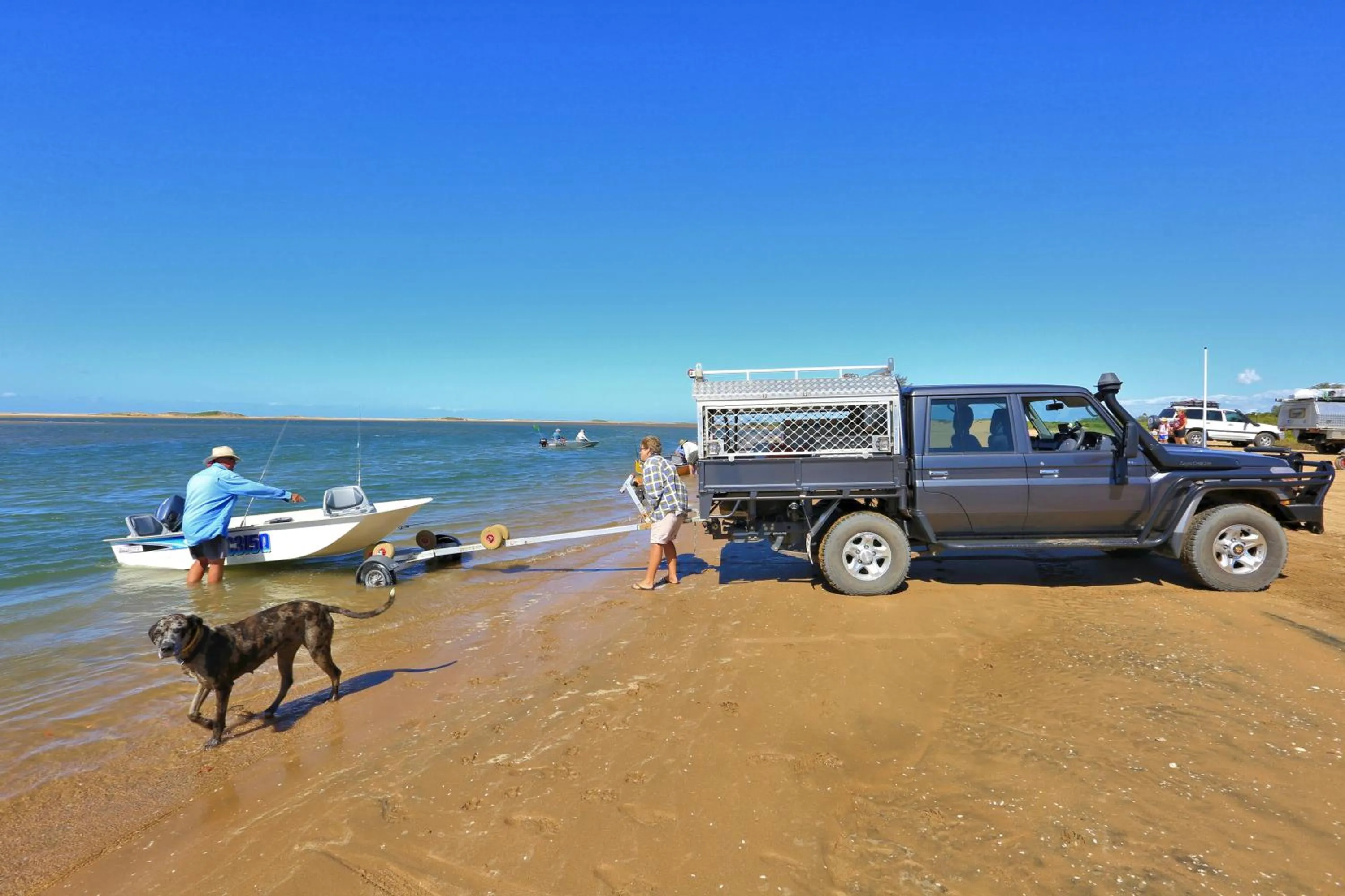 Beach in Alva Beach Tourist Park