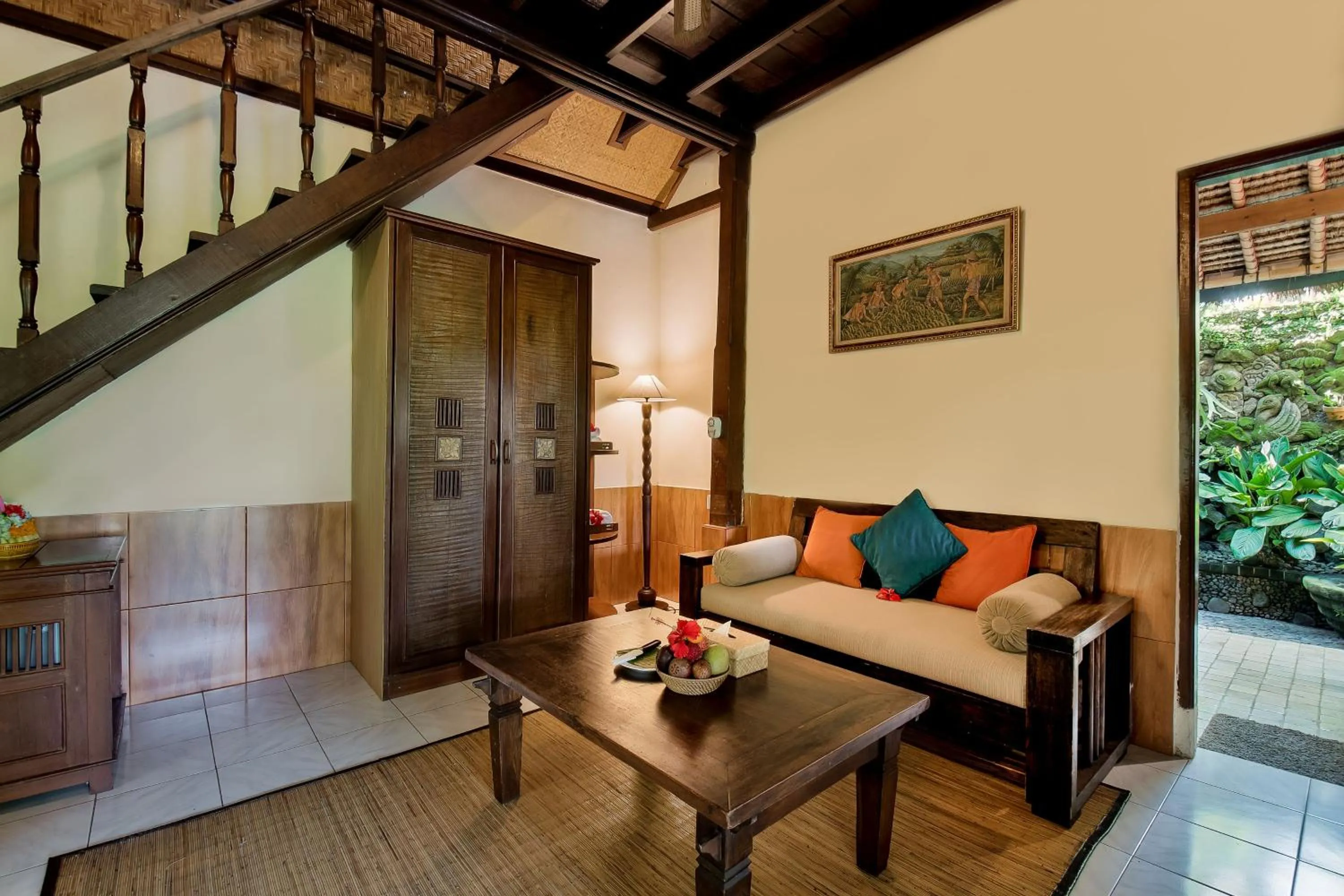 Living room in Alam Indah Ubud
