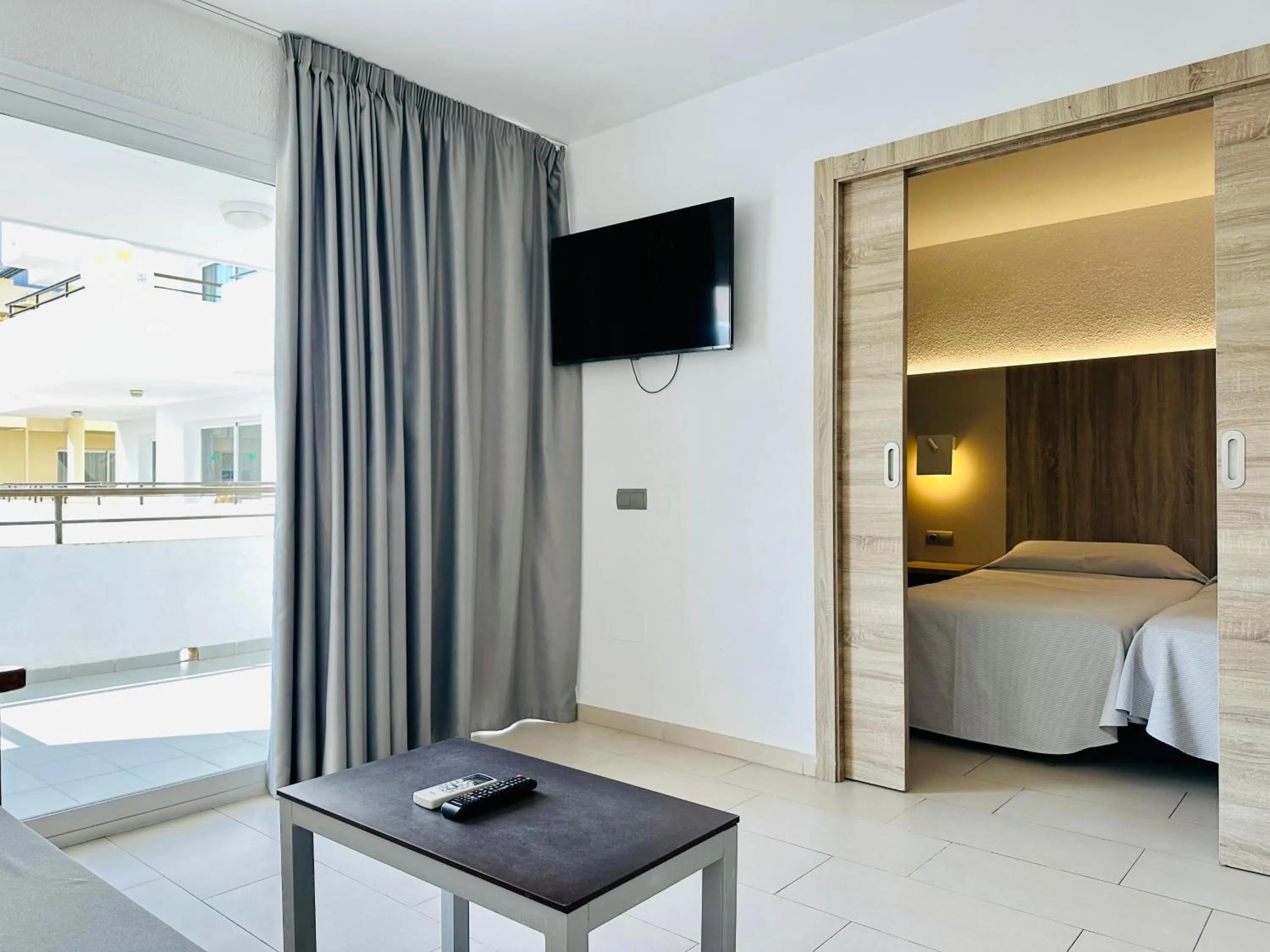 Bed in Apartamentos Jet - Adults Only