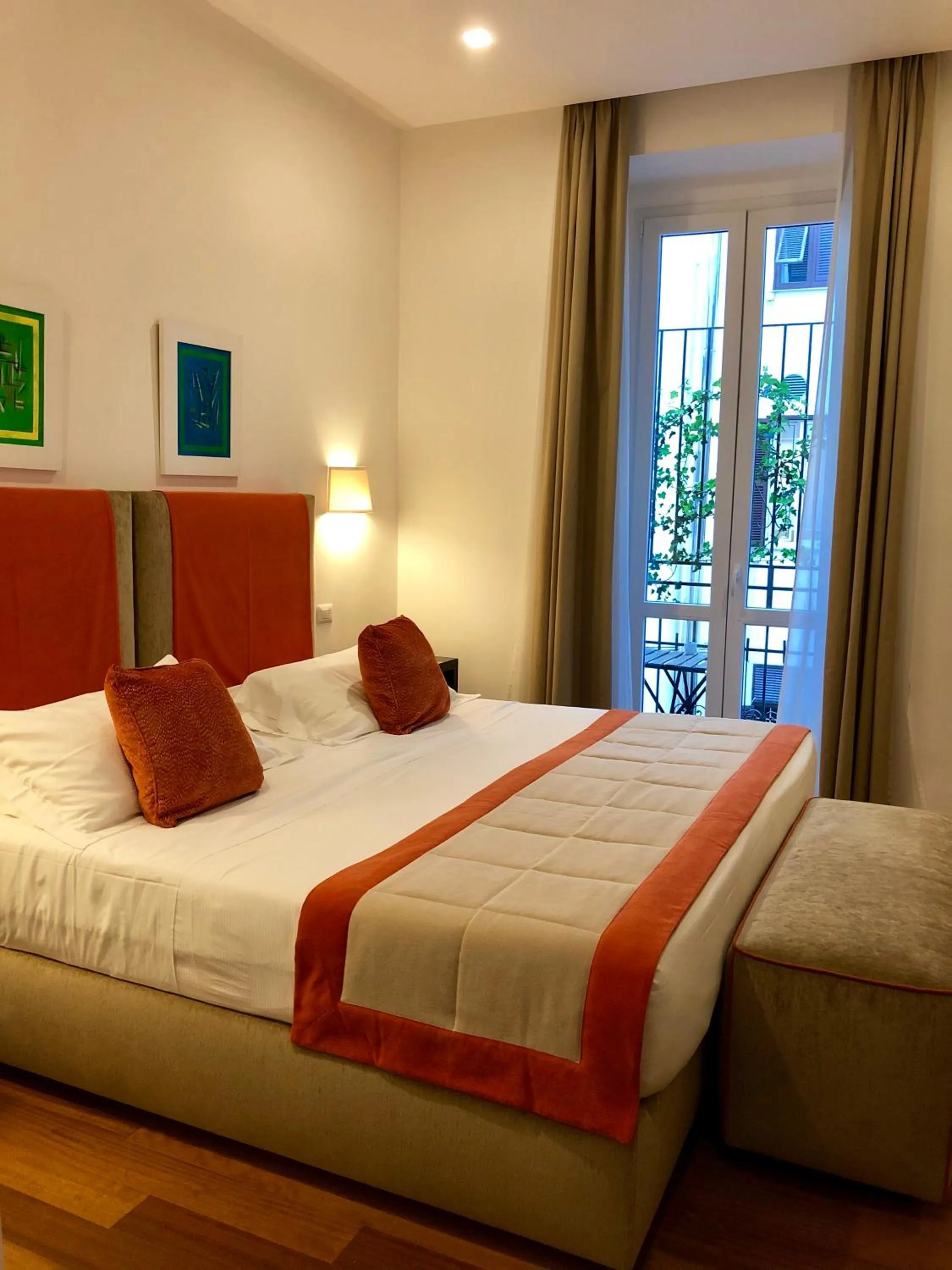 Bedroom, Bed in 900 Piazza del Popolo