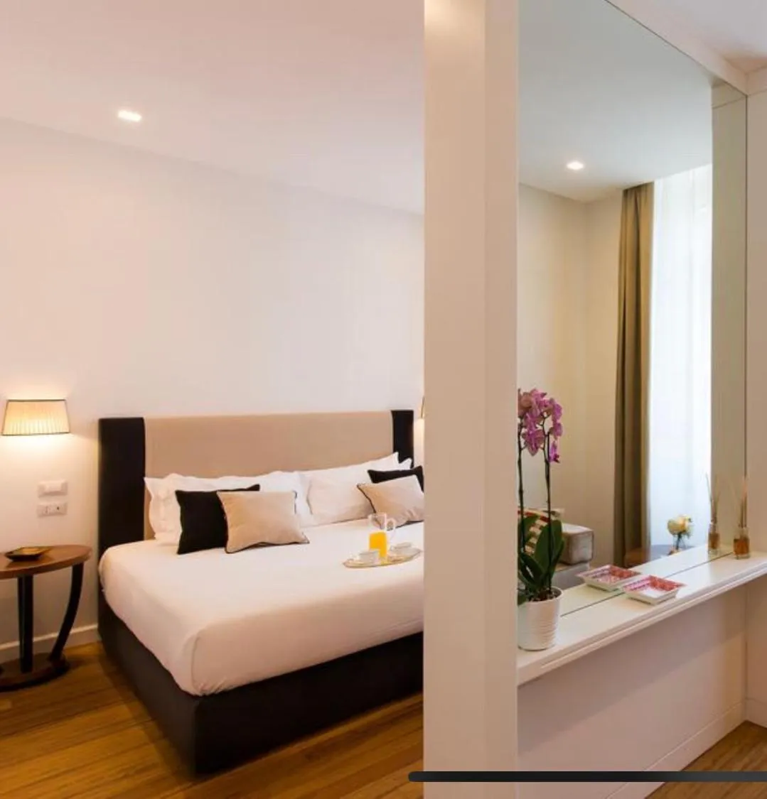 Bedroom, Bed in 900 Piazza del Popolo