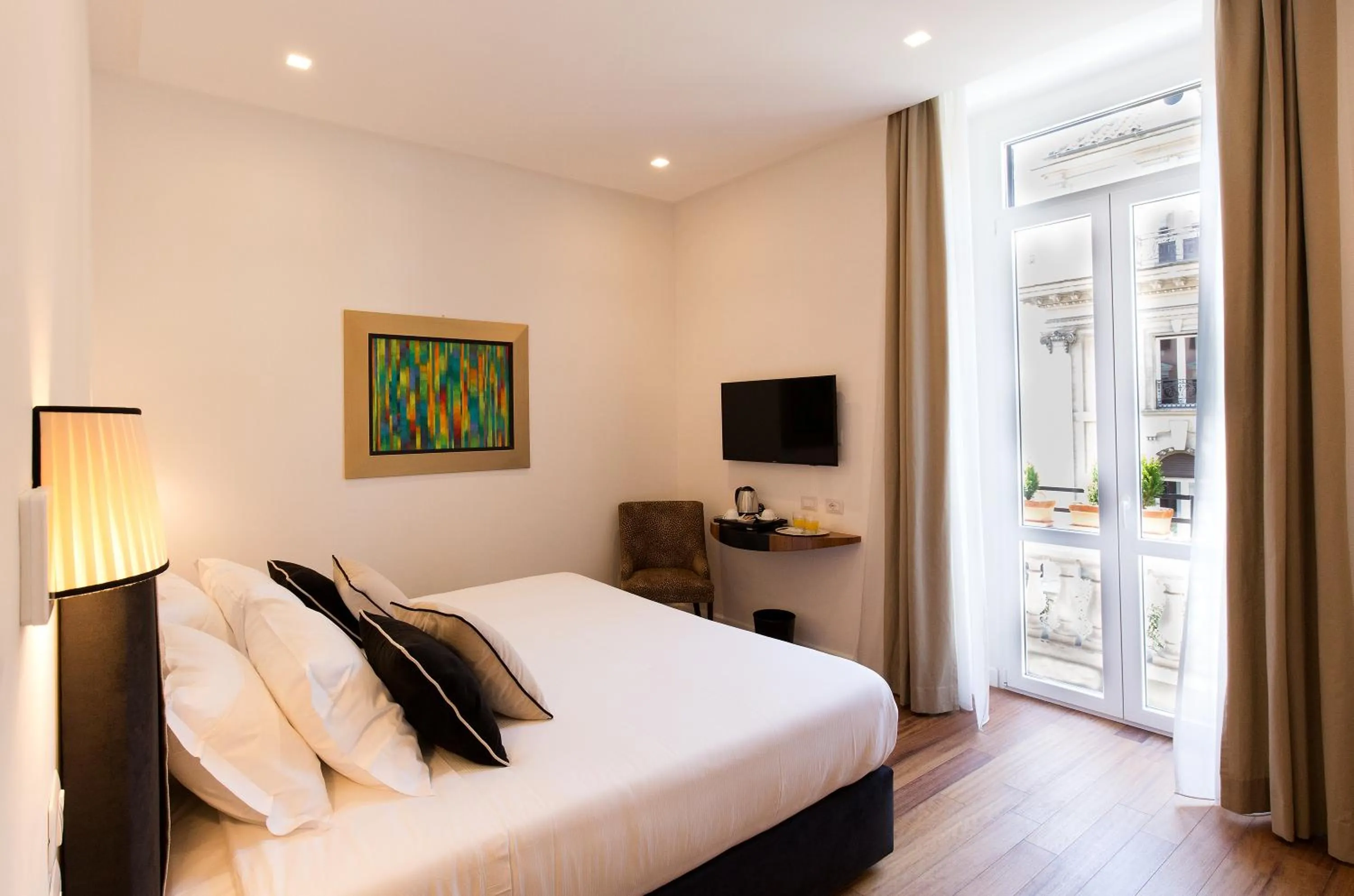 Bedroom, Bed in 900 Piazza del Popolo