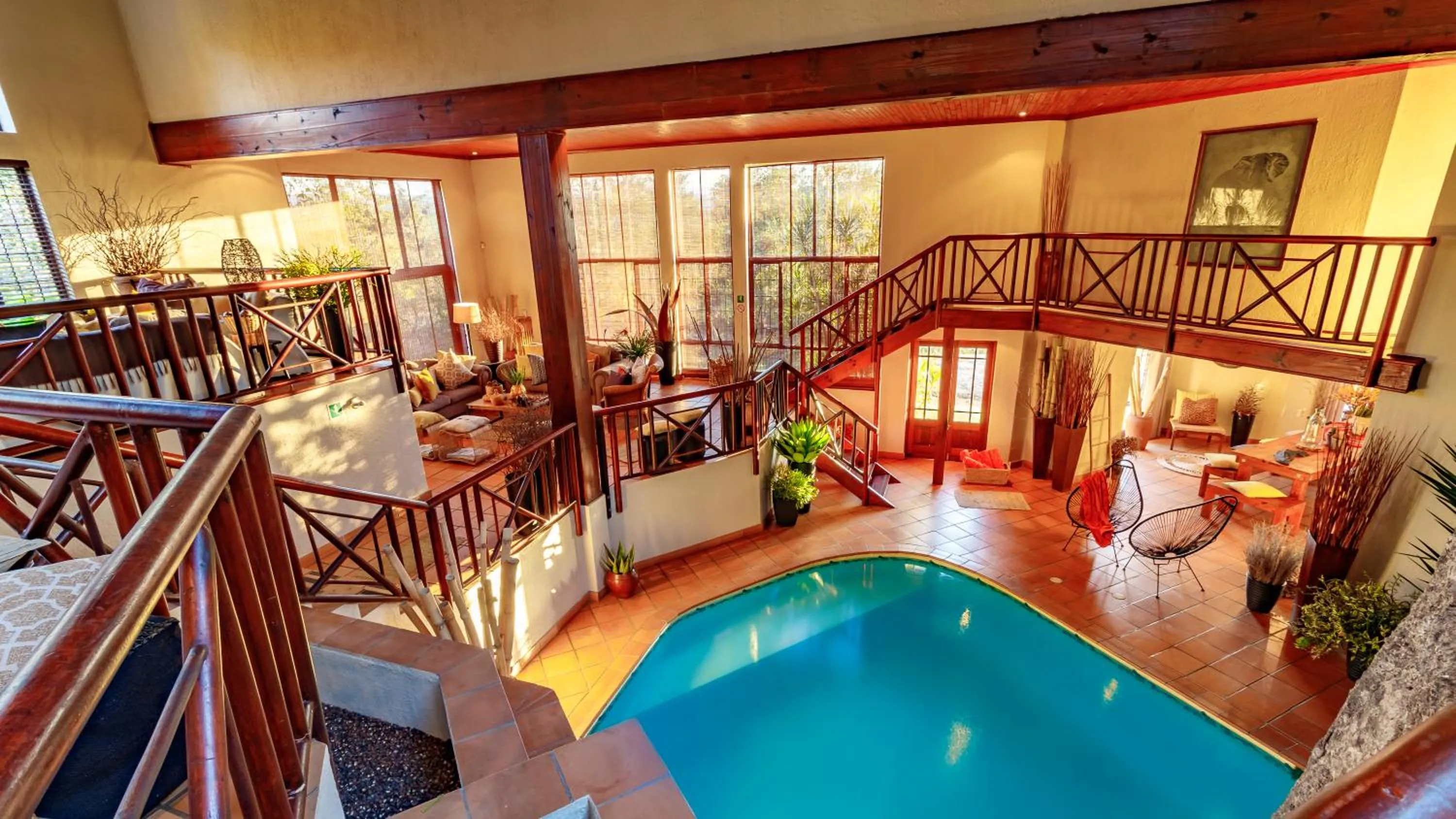 Living room in Ulwazi Rock Lodge