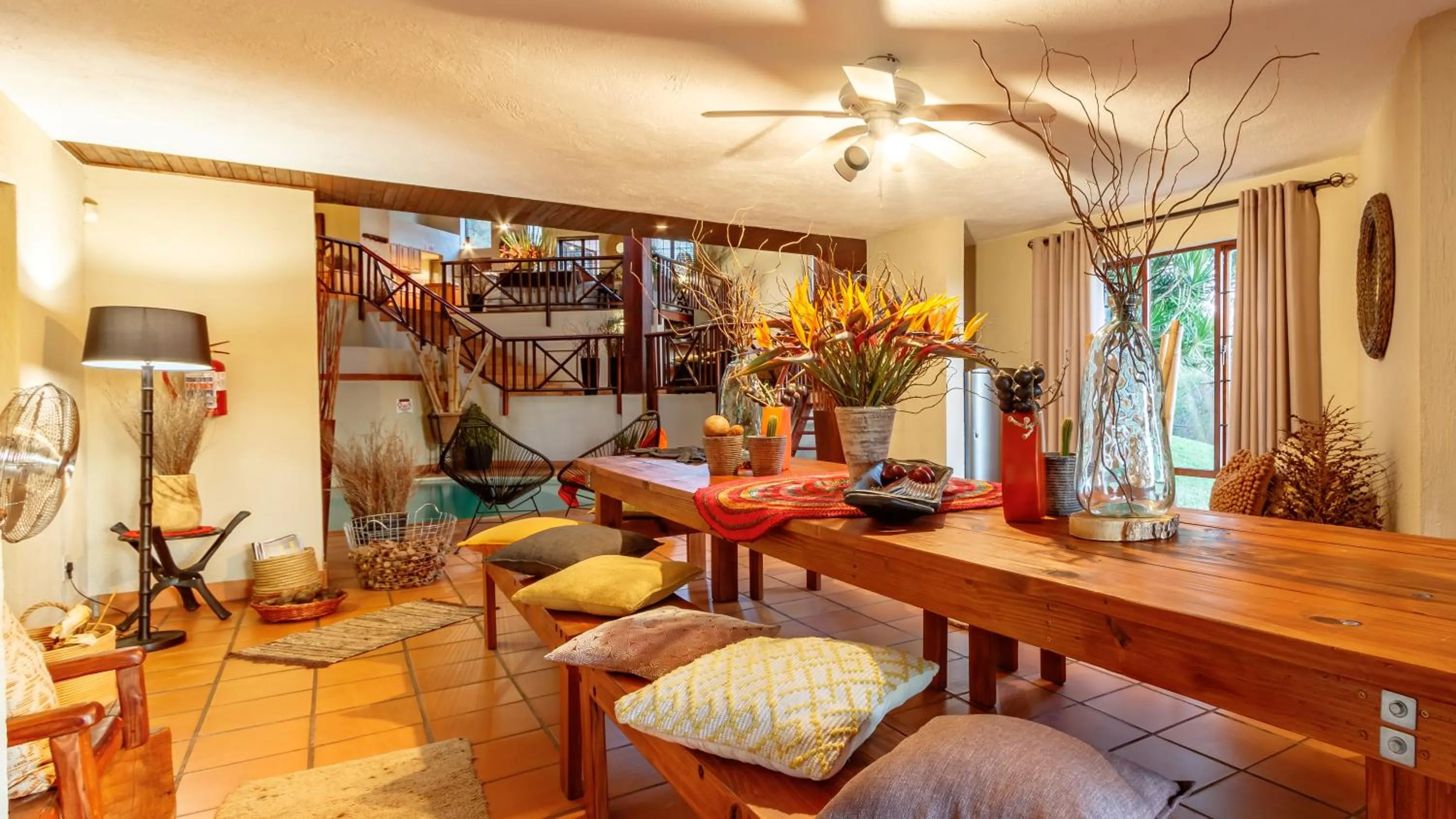 Seating area in Ulwazi Rock Lodge