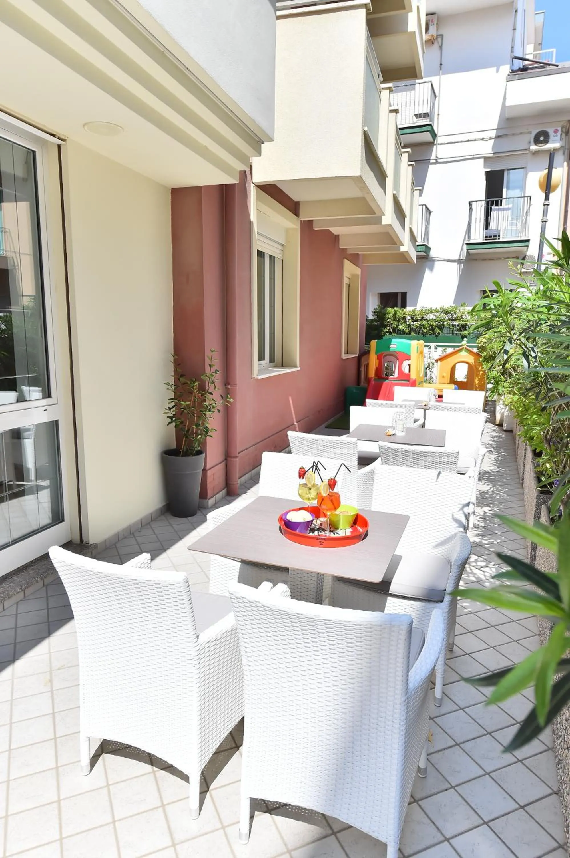 Children play ground in Hotel Della Motta