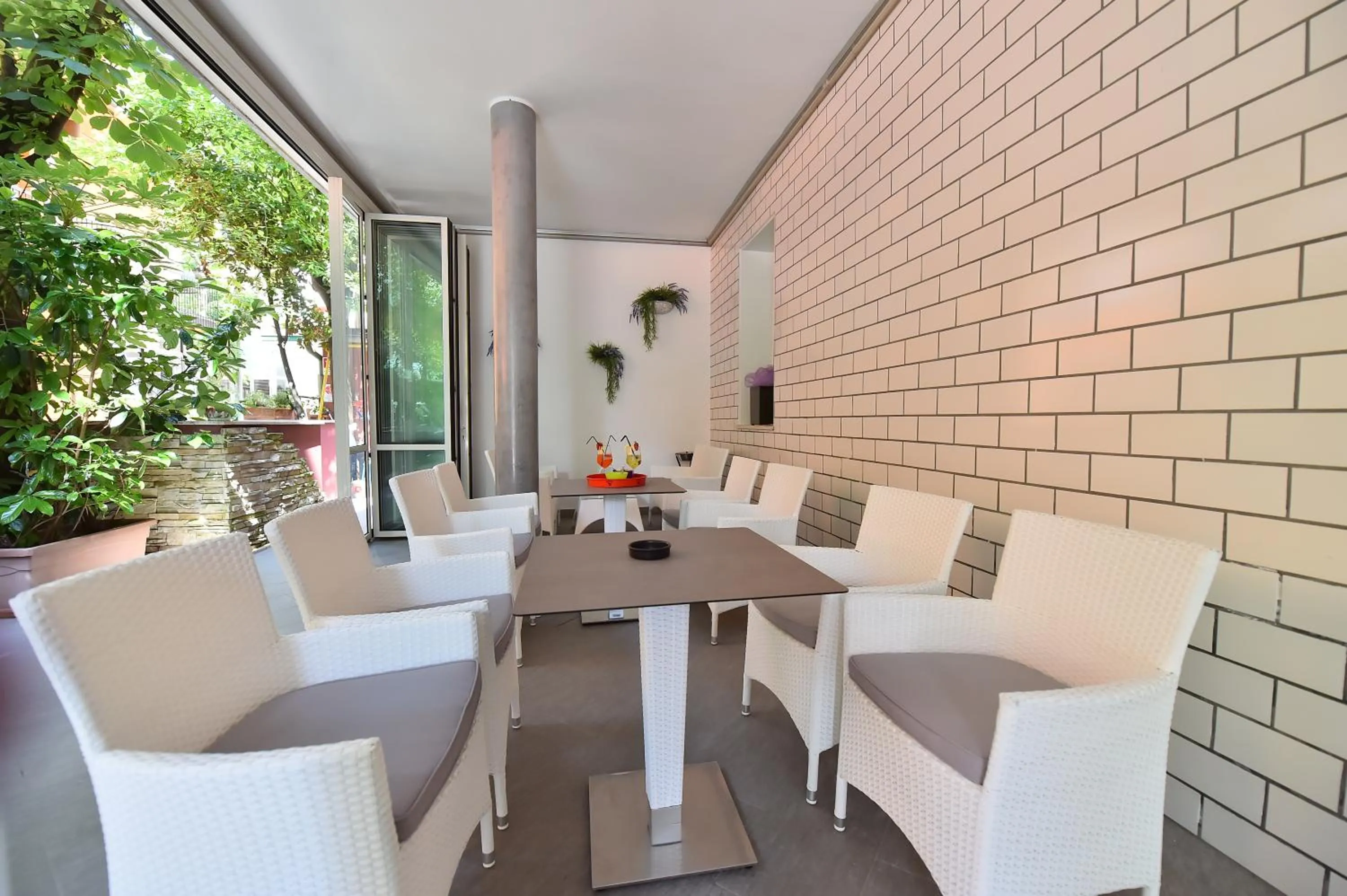 Garden in Hotel Della Motta