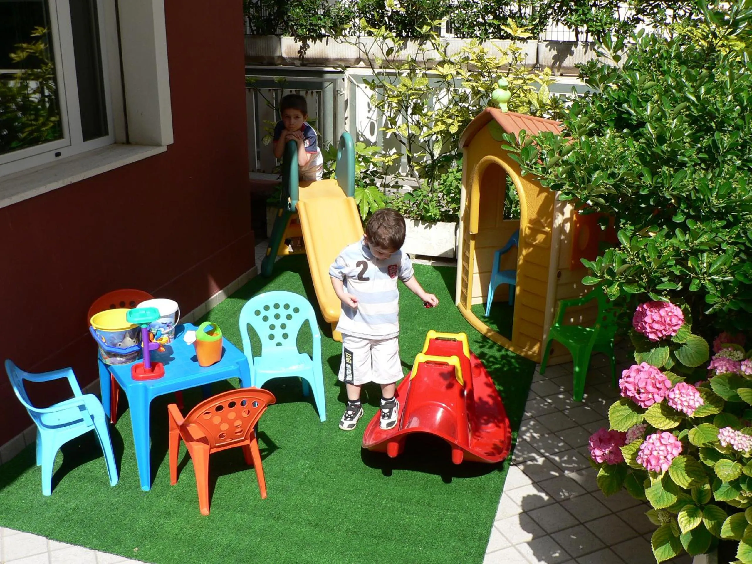 Children play ground in Hotel Della Motta