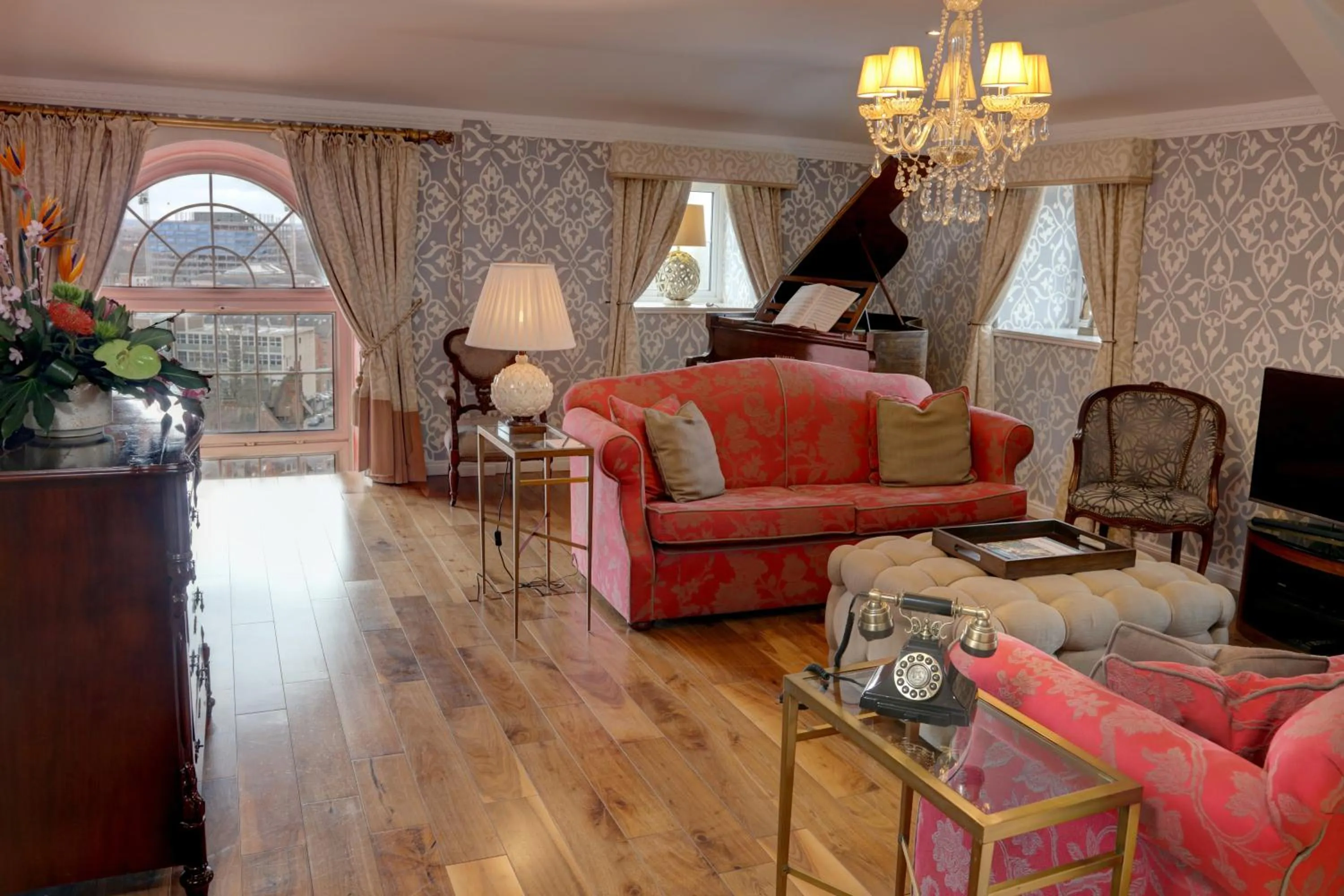 Living room in St James Hotel; BW Premier Collection