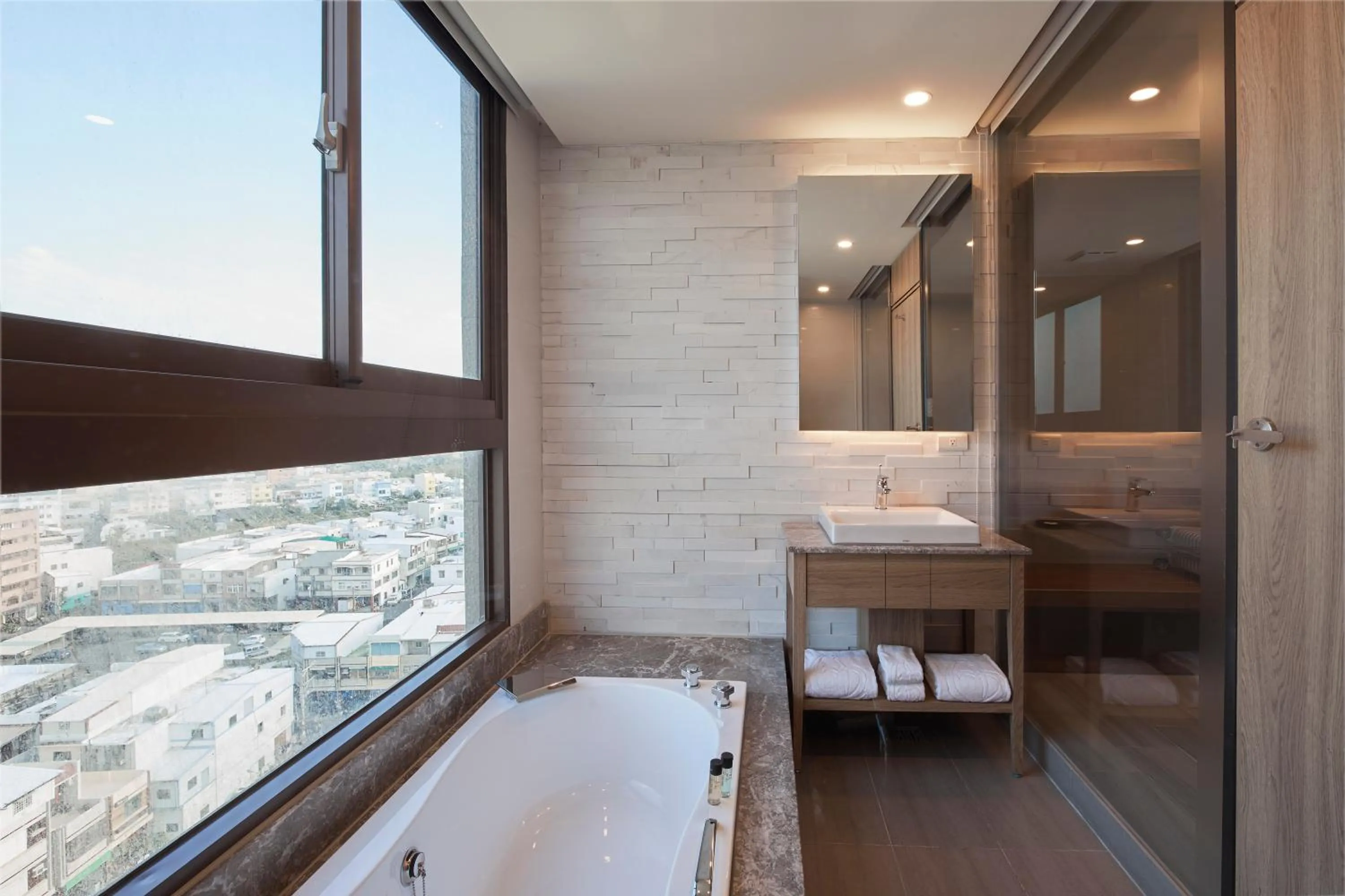 Bathroom, Bed in Grand Bay Resort Hotel