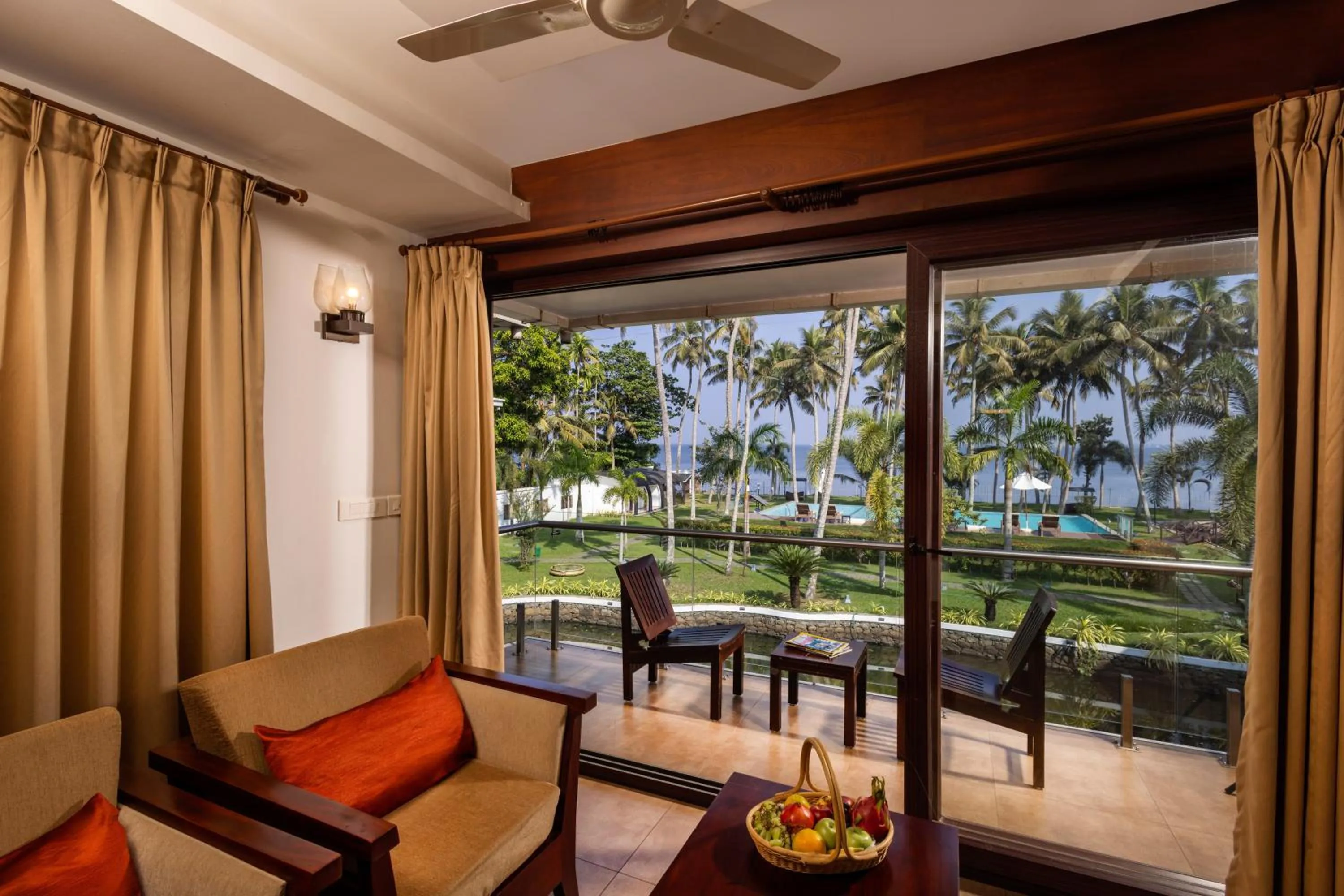 Balcony/Terrace in Lake Canopy Alleppey