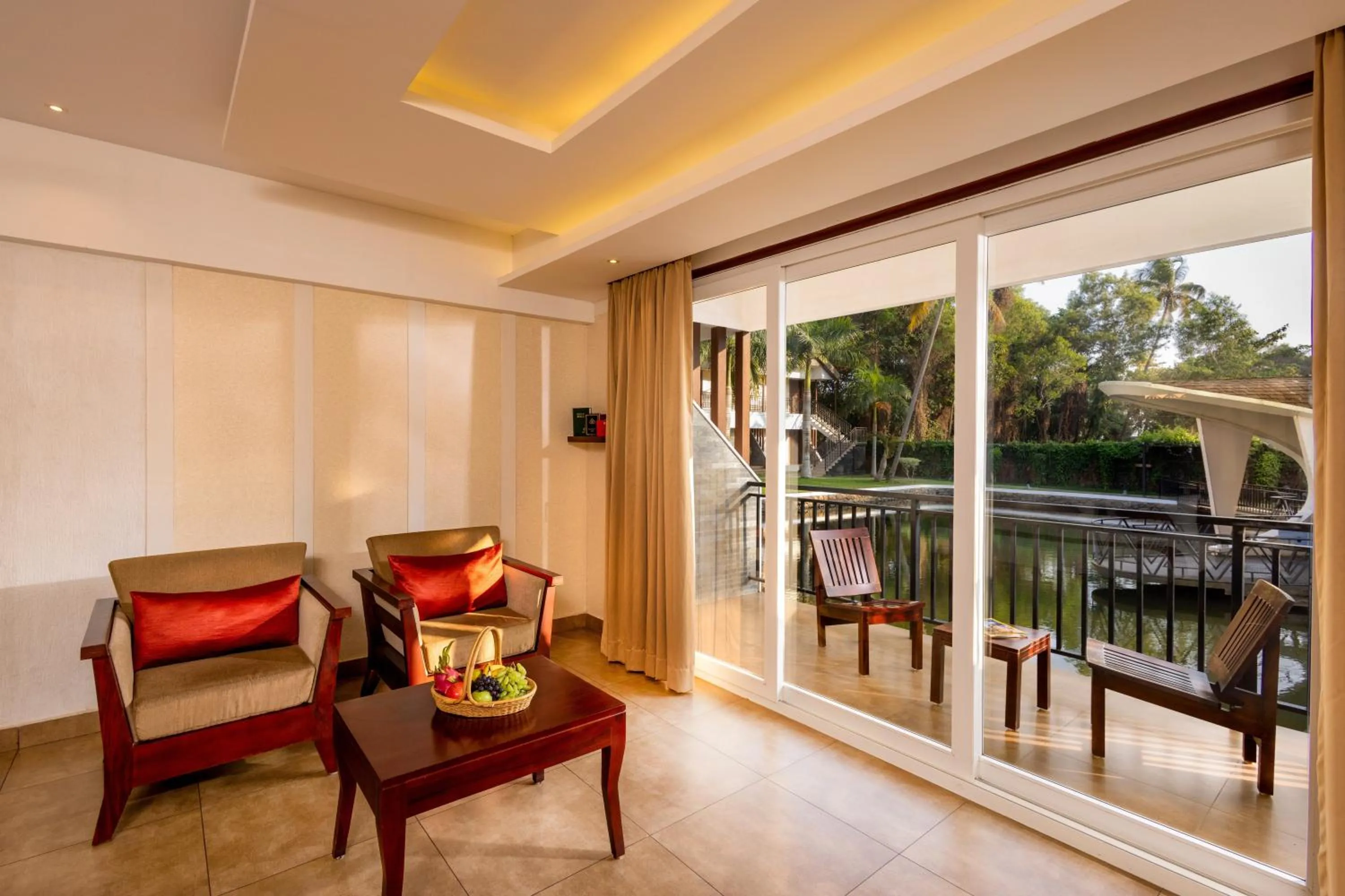 Balcony/Terrace in Lake Canopy Alleppey