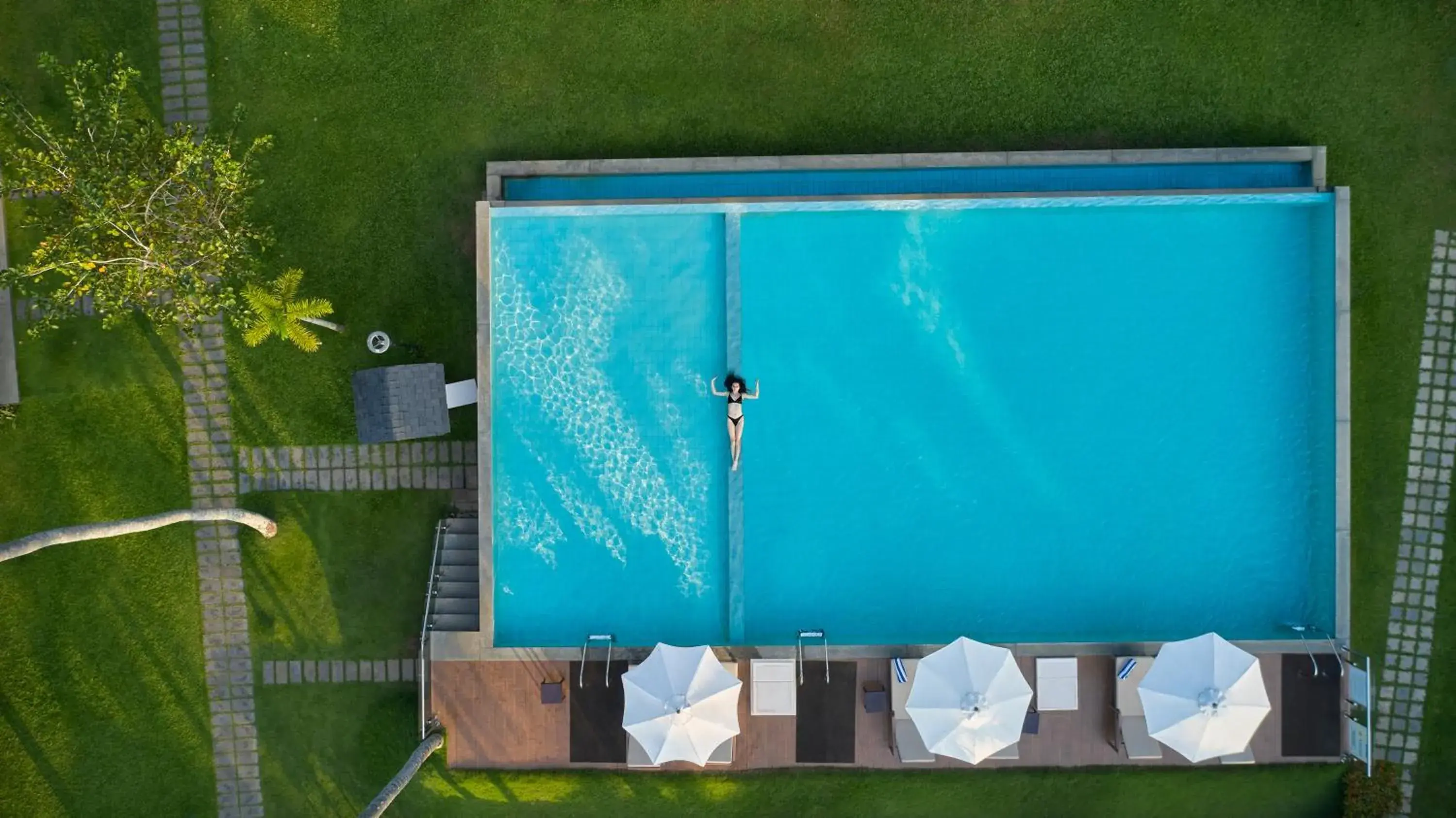 Swimming pool in Lake Canopy Alleppey Swimming pool in Lake Canopy Alleppey