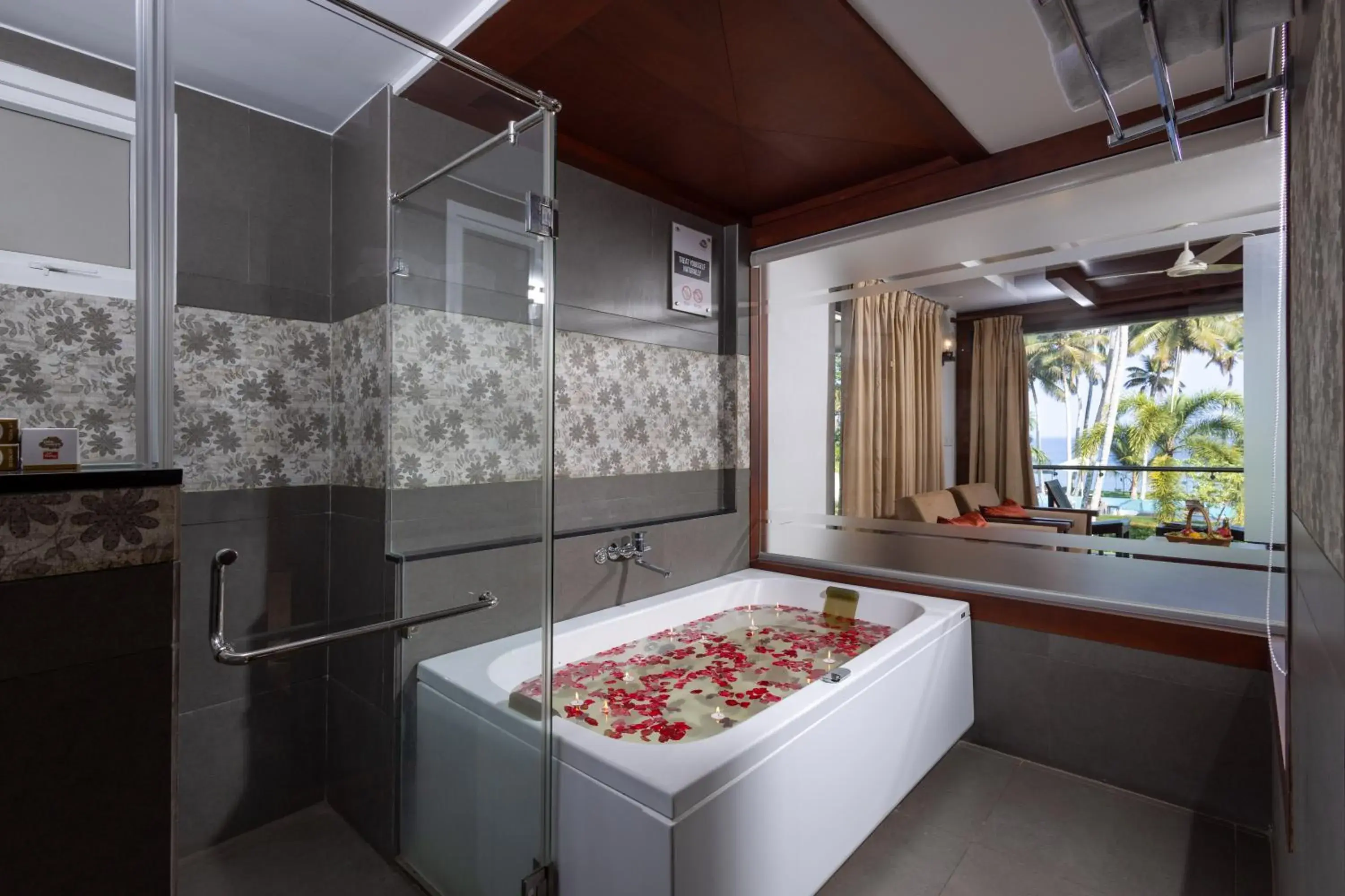 Bathroom, Bed in Lake Canopy Alleppey Bathroom, Bed in Lake Canopy Alleppey