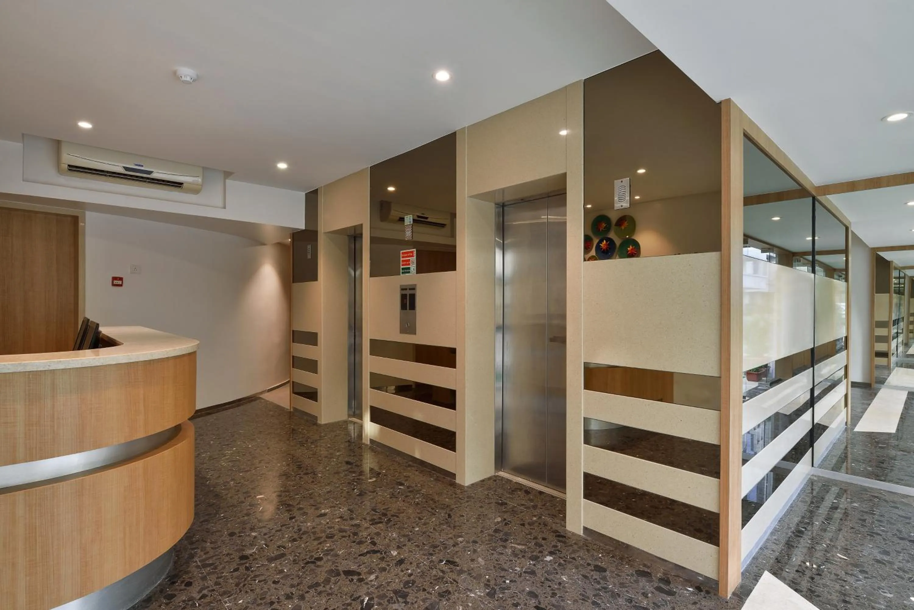 Lobby or reception in Hotel Leafio-Near Airport