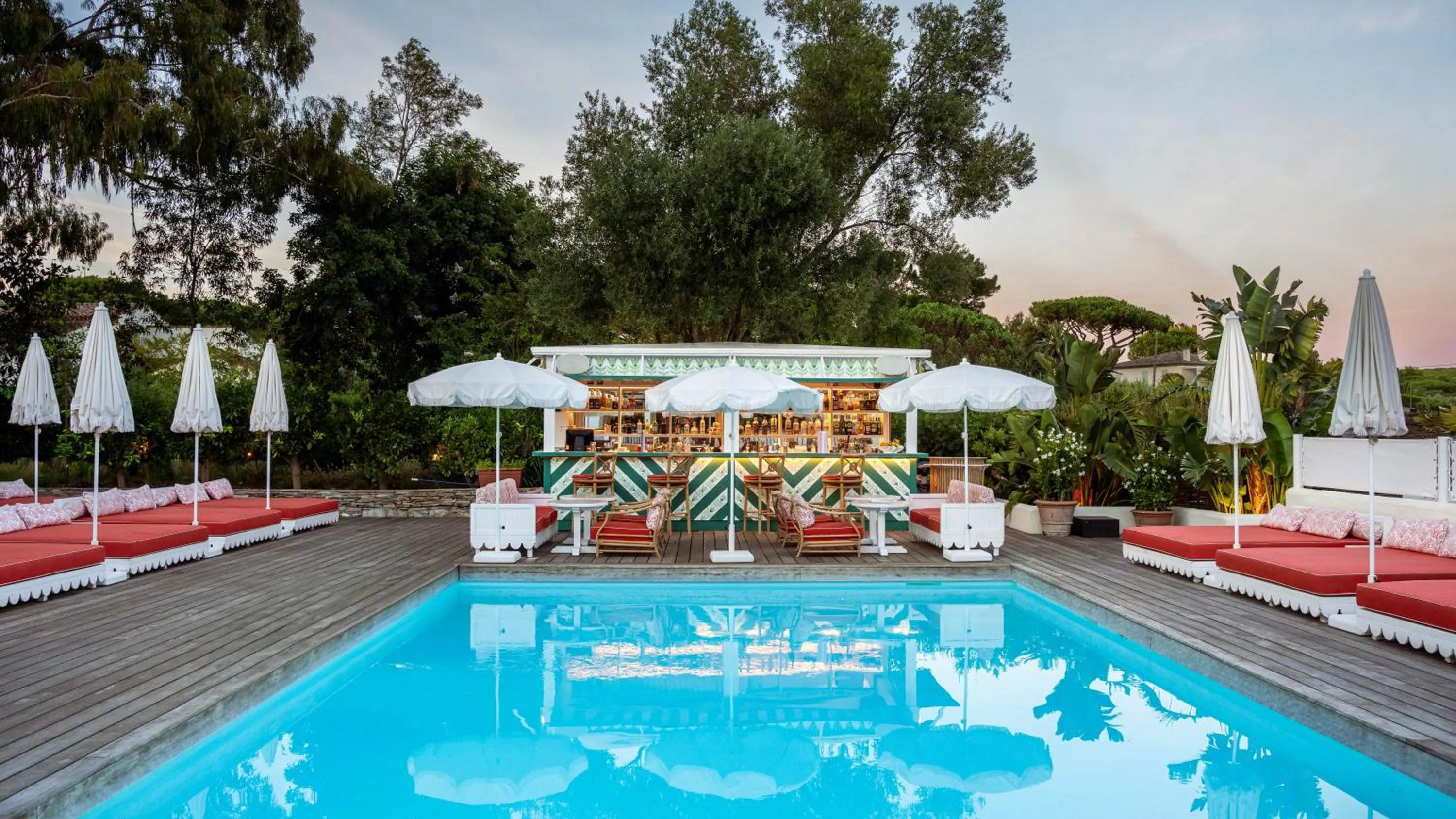 Swimming pool in Hôtel La Tartane Saint-Tropez