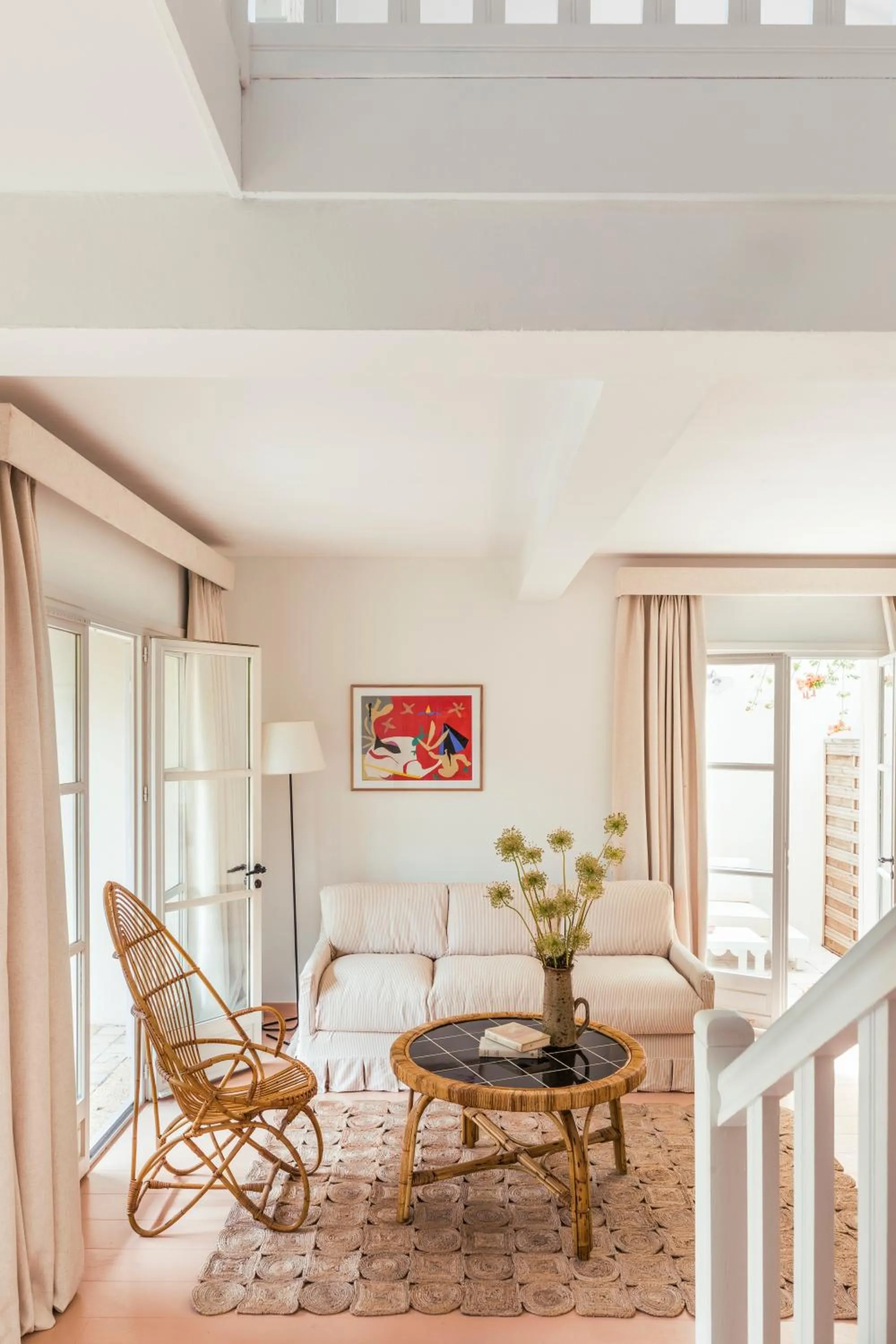 Living room in Hôtel La Tartane Saint-Tropez