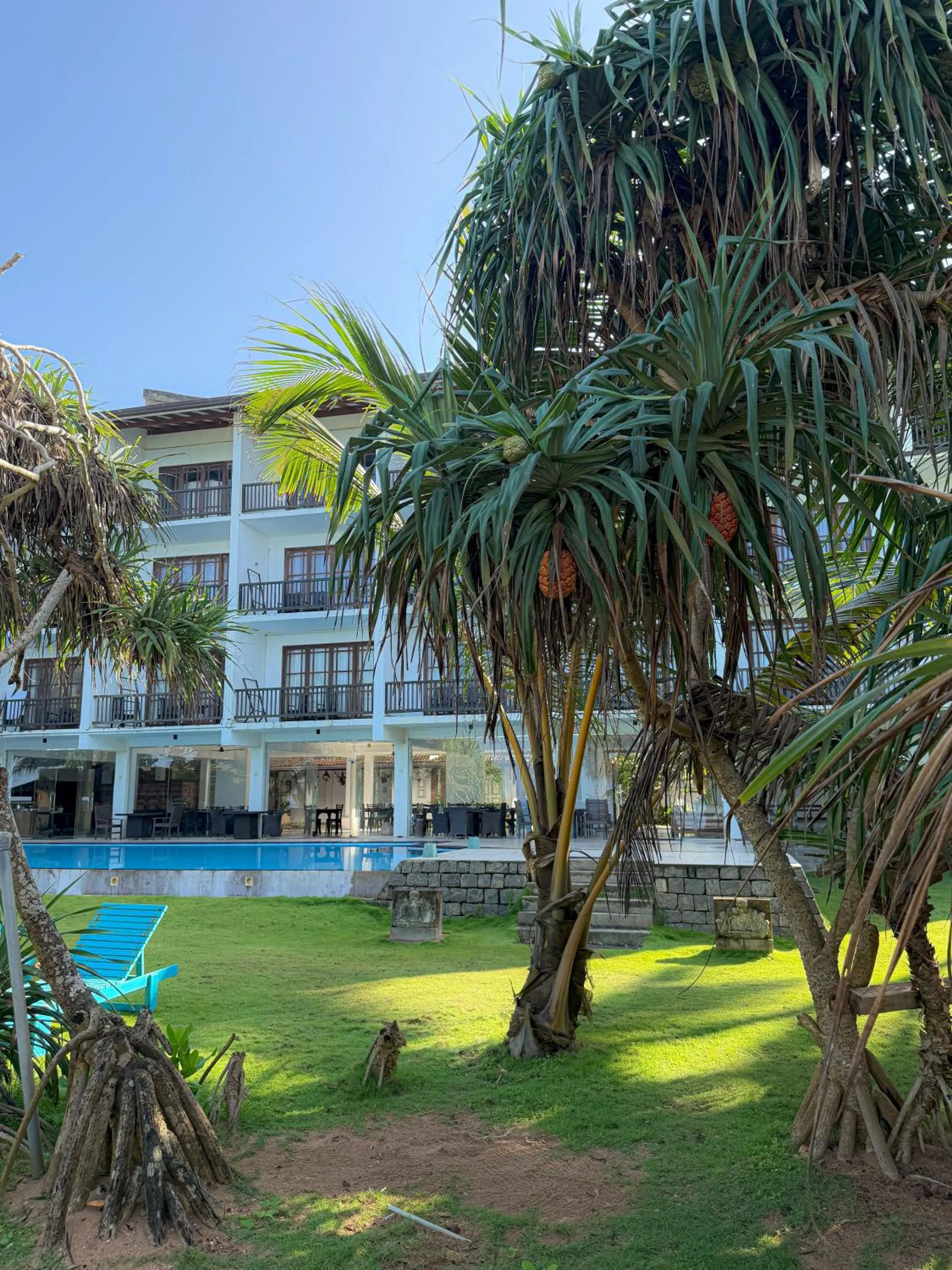 Property building in Serendib Beach Hotel