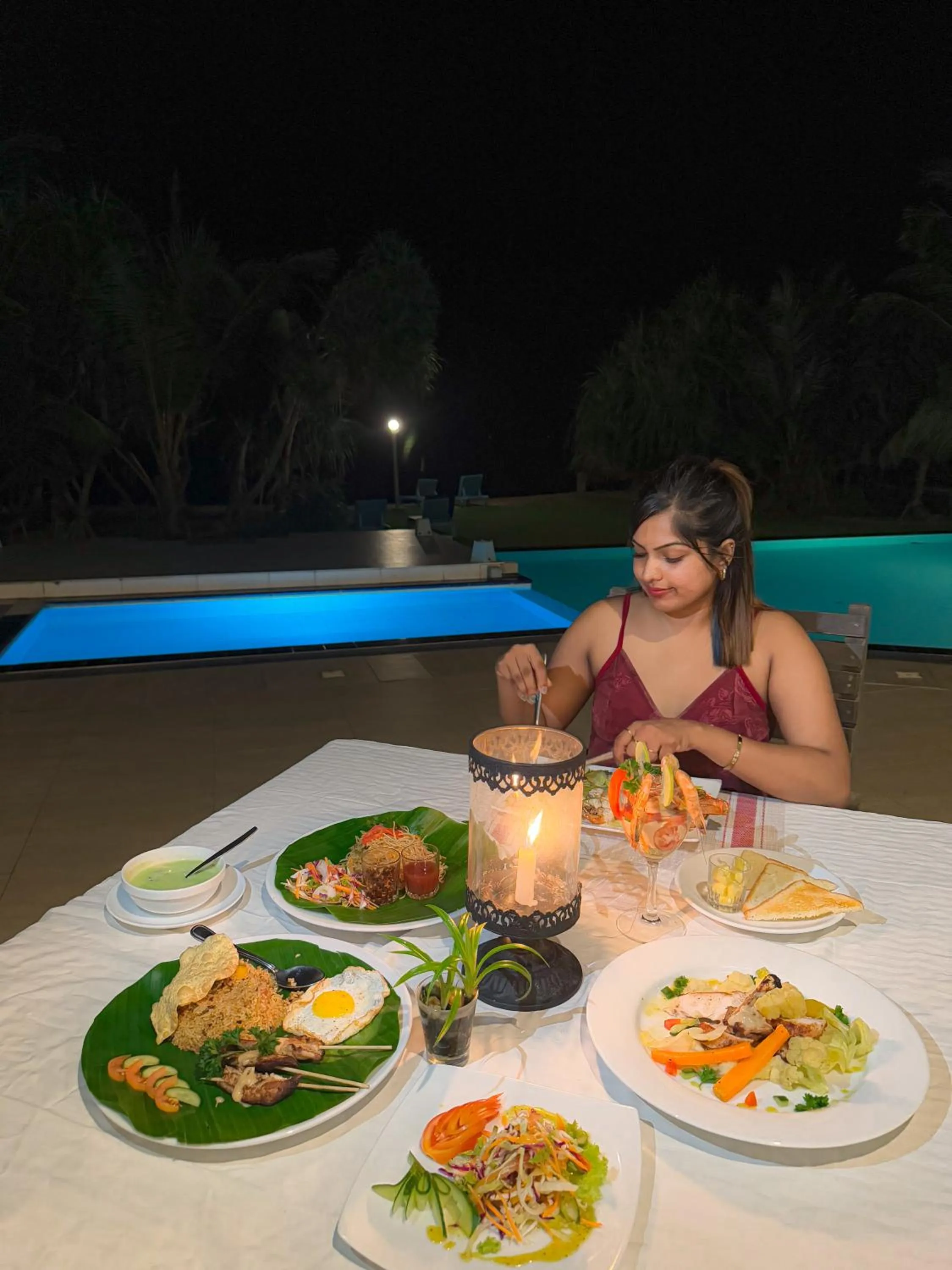 Night in Serendib Beach Hotel