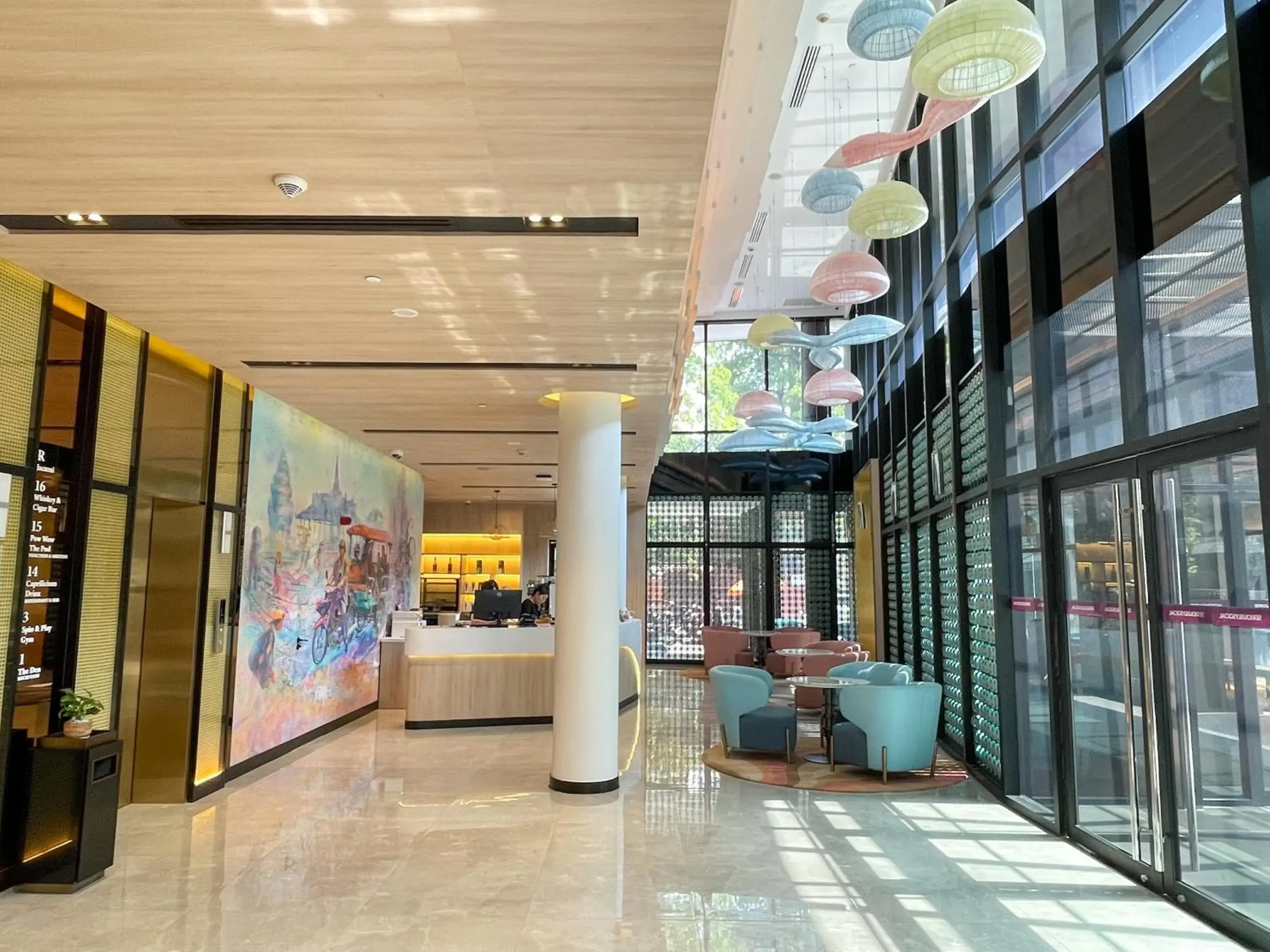 Lobby or reception in Capri by Fraser, Phnom Penh Lobby or reception in Capri by Fraser, Phnom Penh