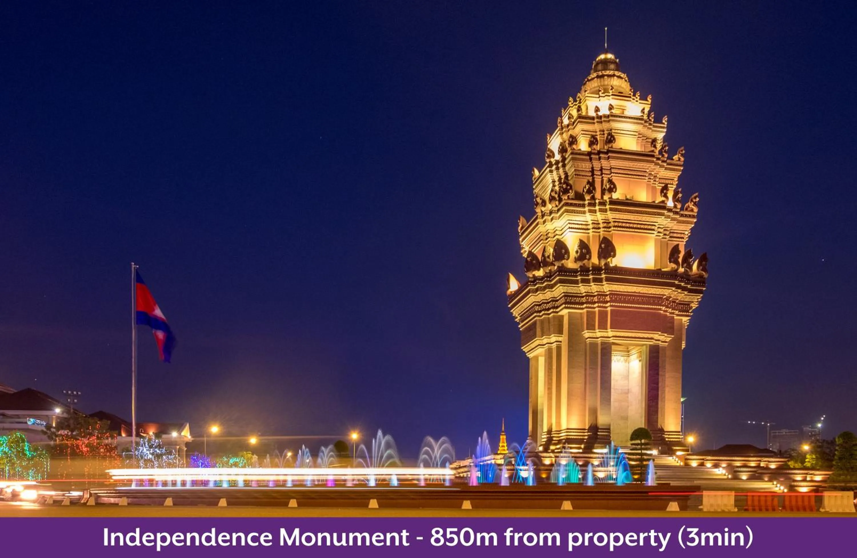 Nearby landmark in Capri by Fraser, Phnom Penh