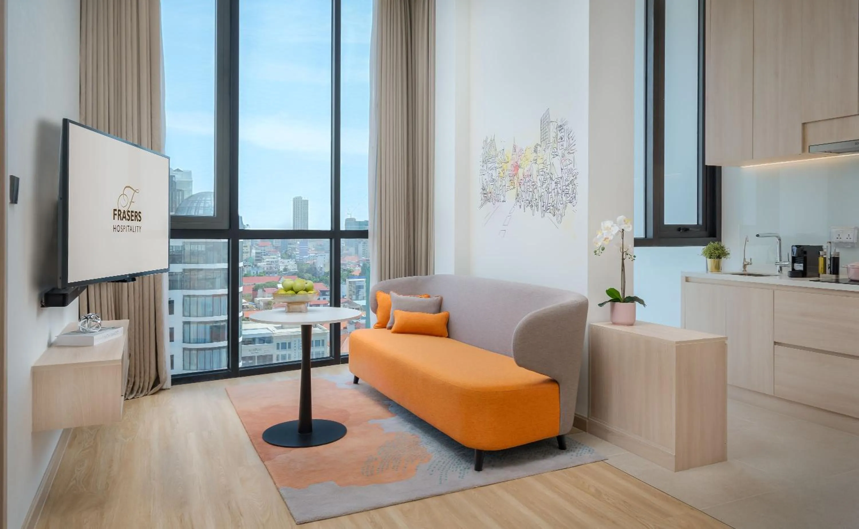 Kitchen or kitchenette in Capri by Fraser, Phnom Penh