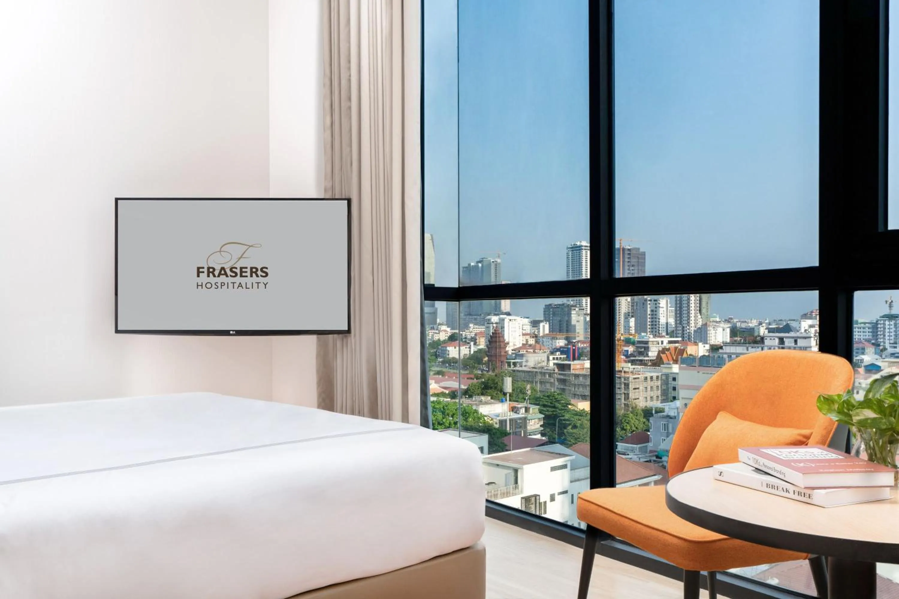 View (from property/room), Bed in Capri by Fraser, Phnom Penh