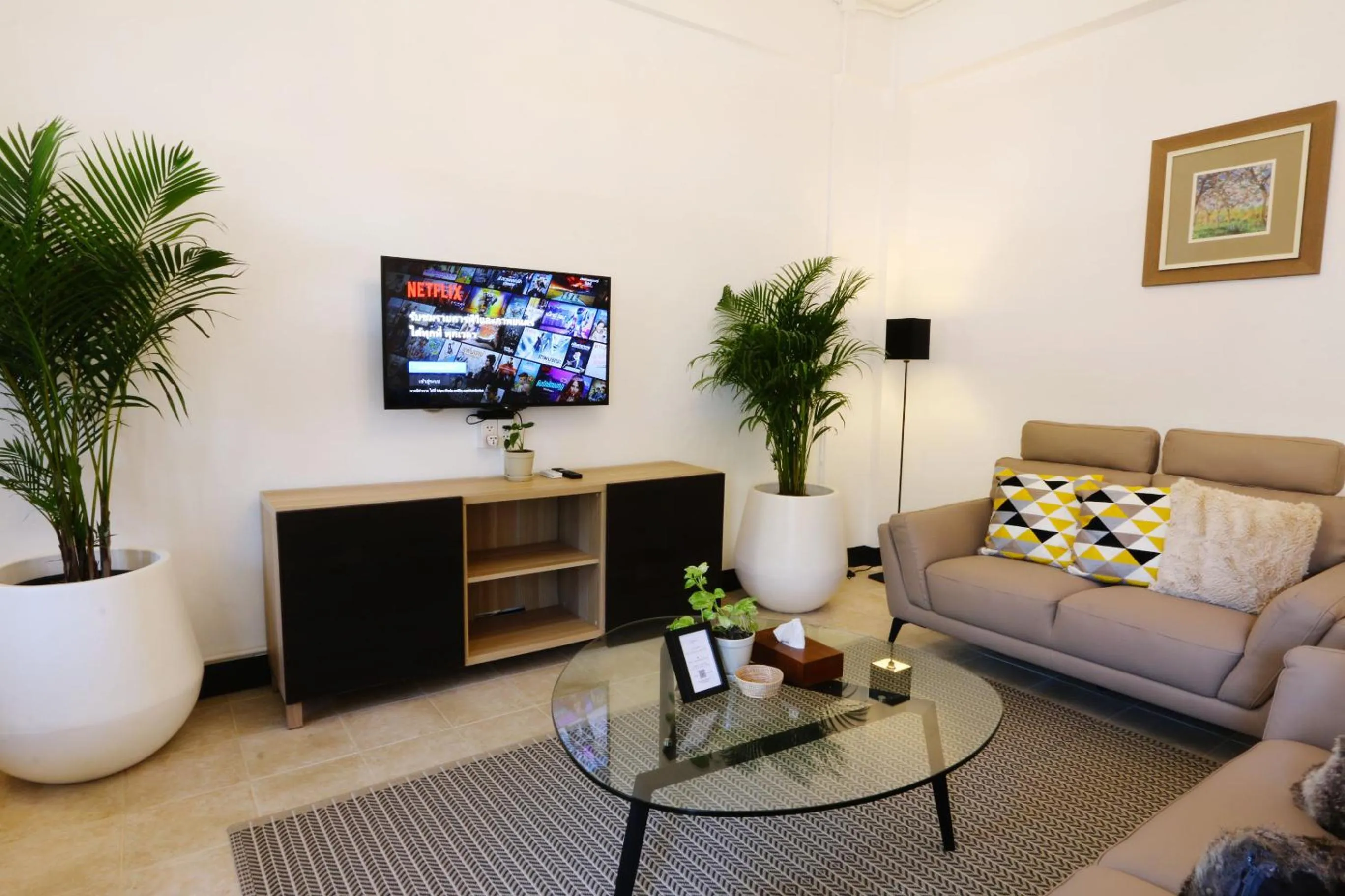 Living room in Neveu Premier Residence : Ratchada