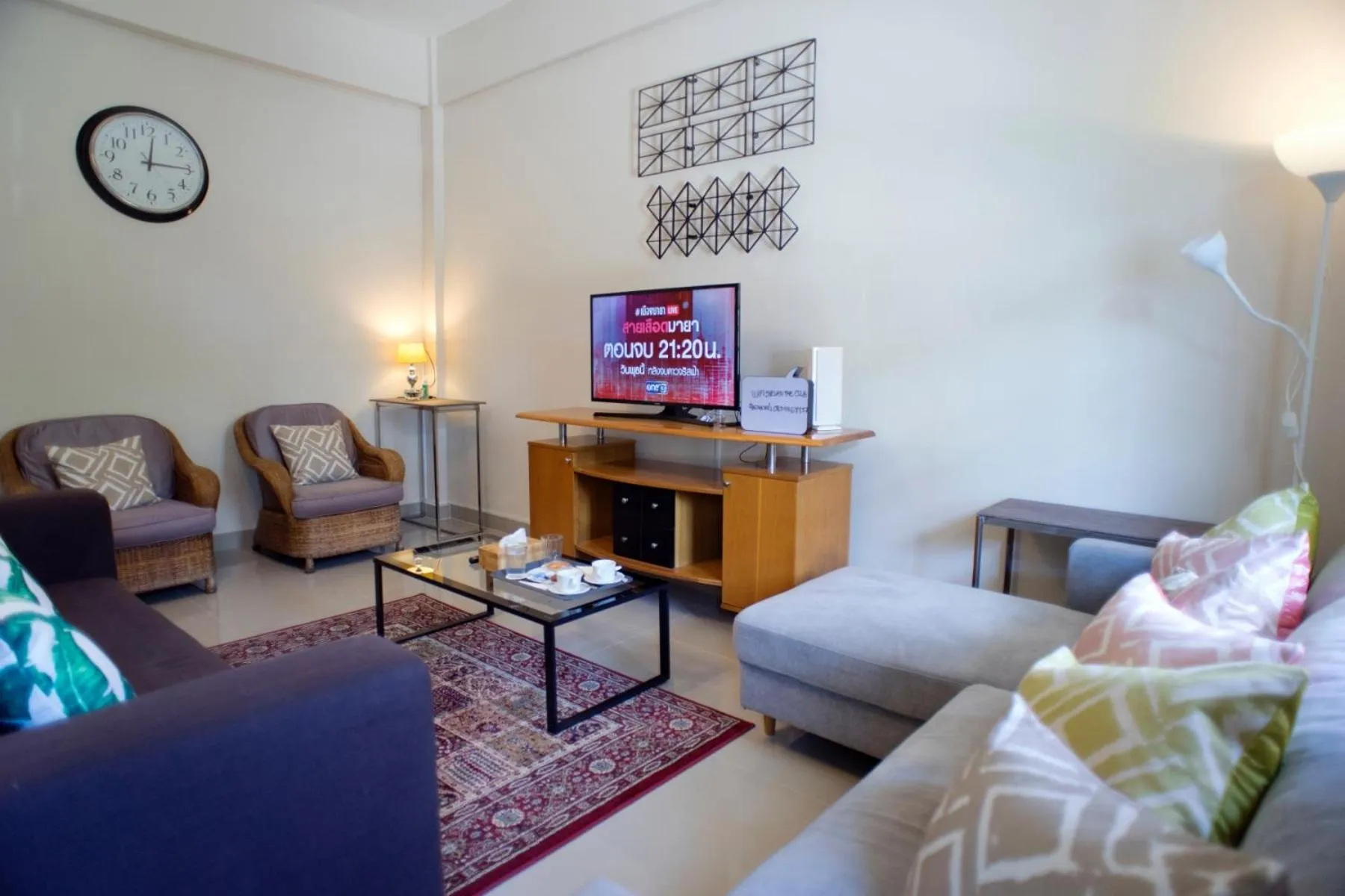 Living room in Neveu Premier Residence : Ratchada