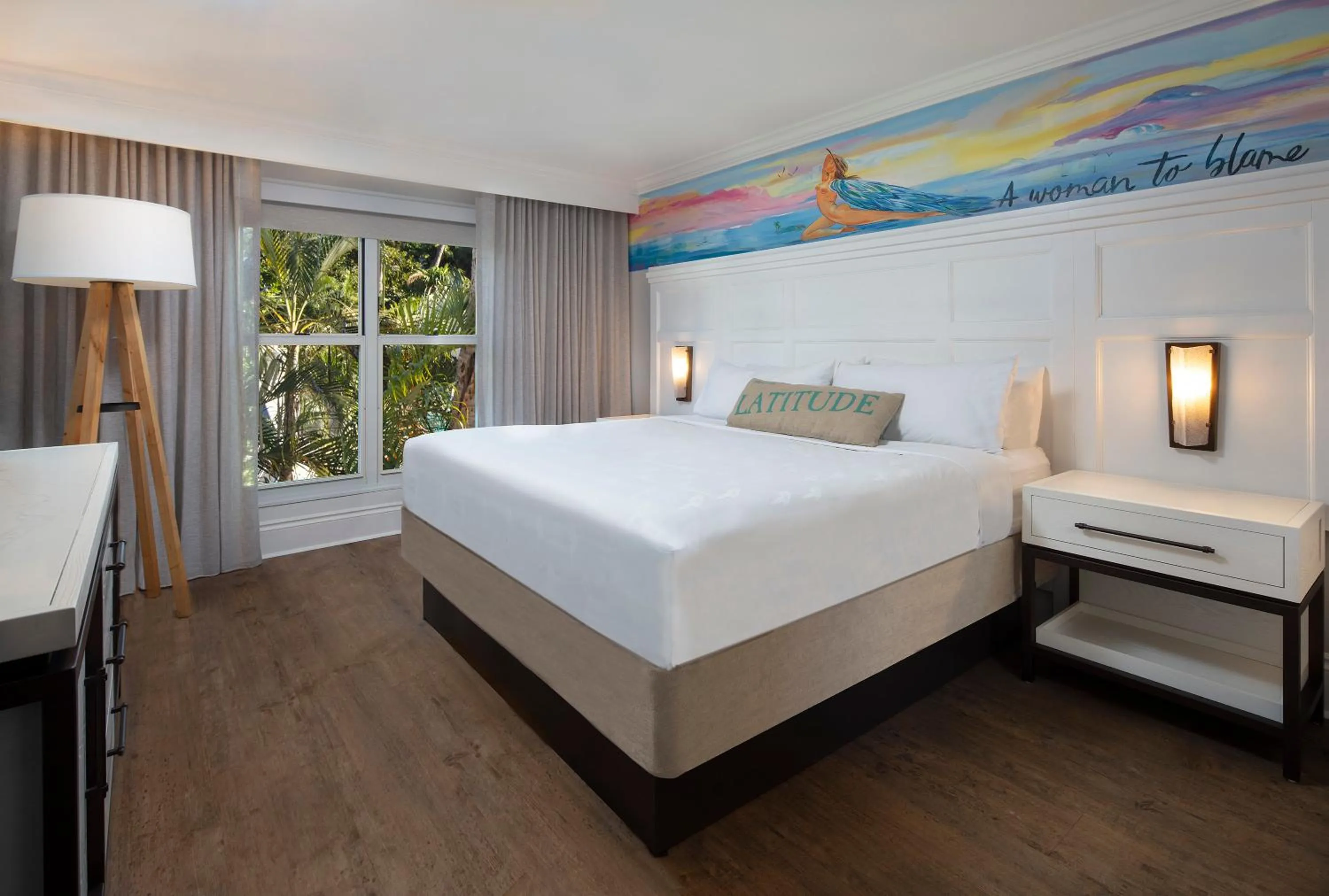 Bed in Margaritaville Beach House Key West