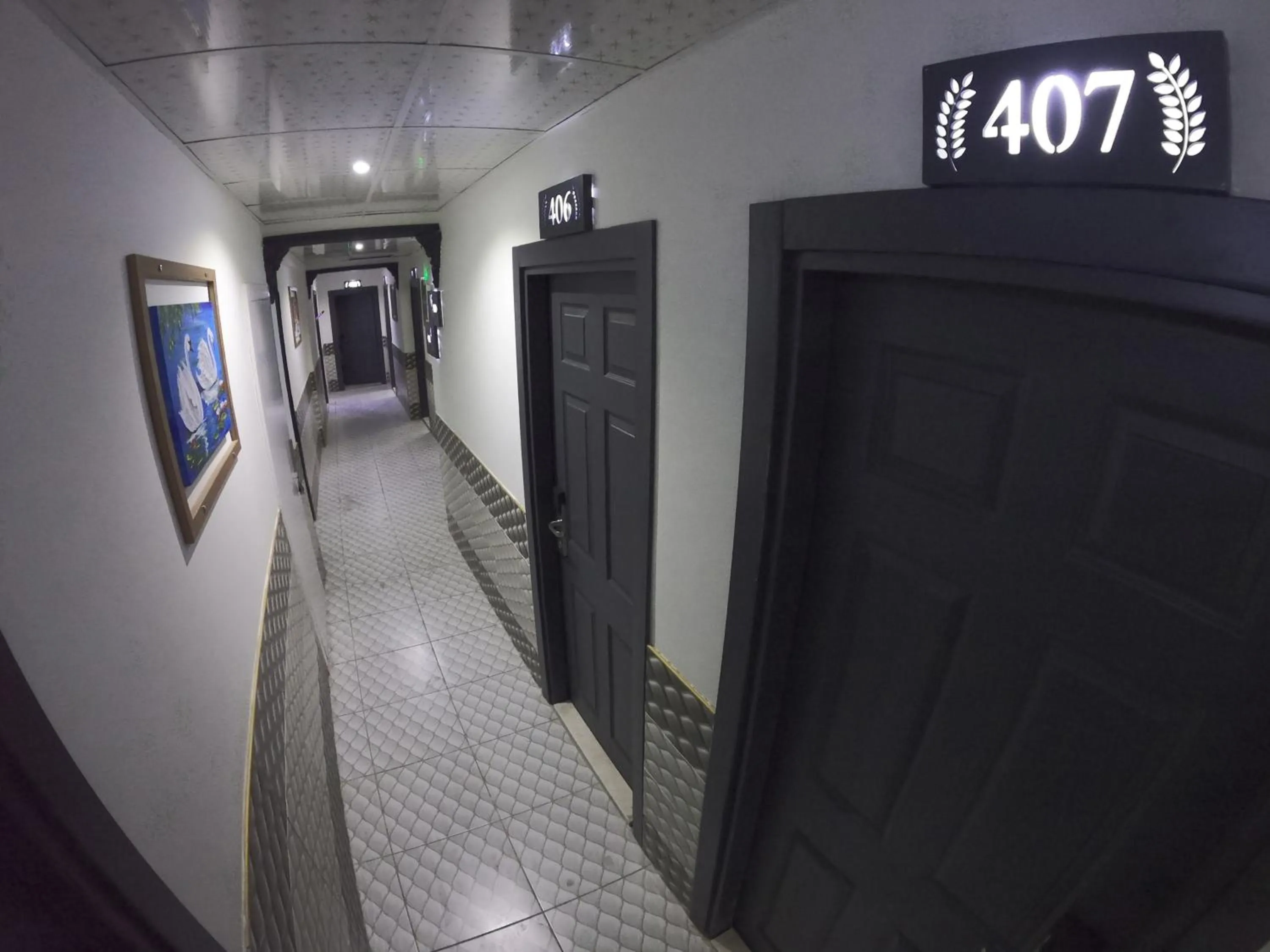 Decorative detail in Exporoyal Hotel