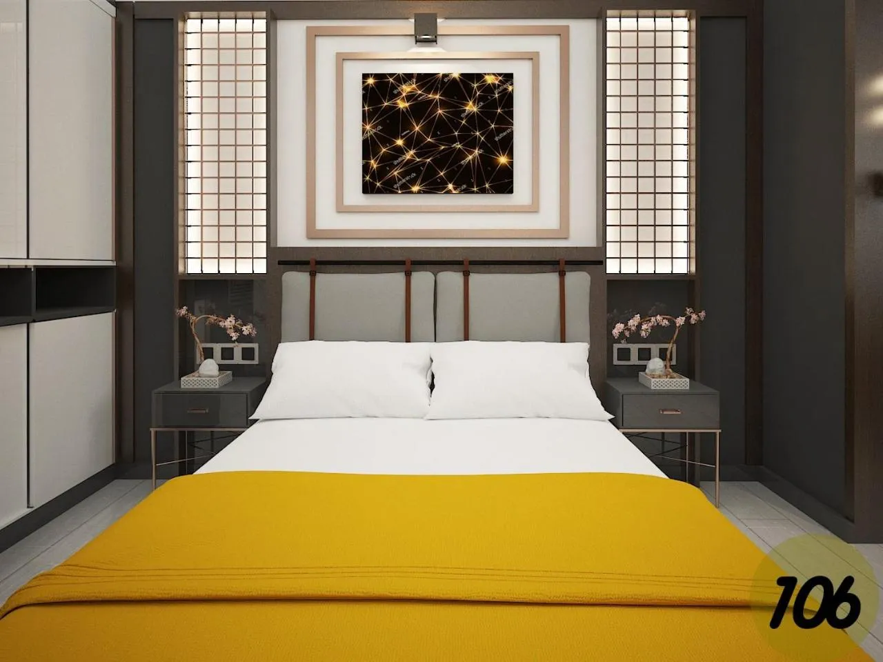 Photo of the whole room, Bed in Exporoyal Hotel