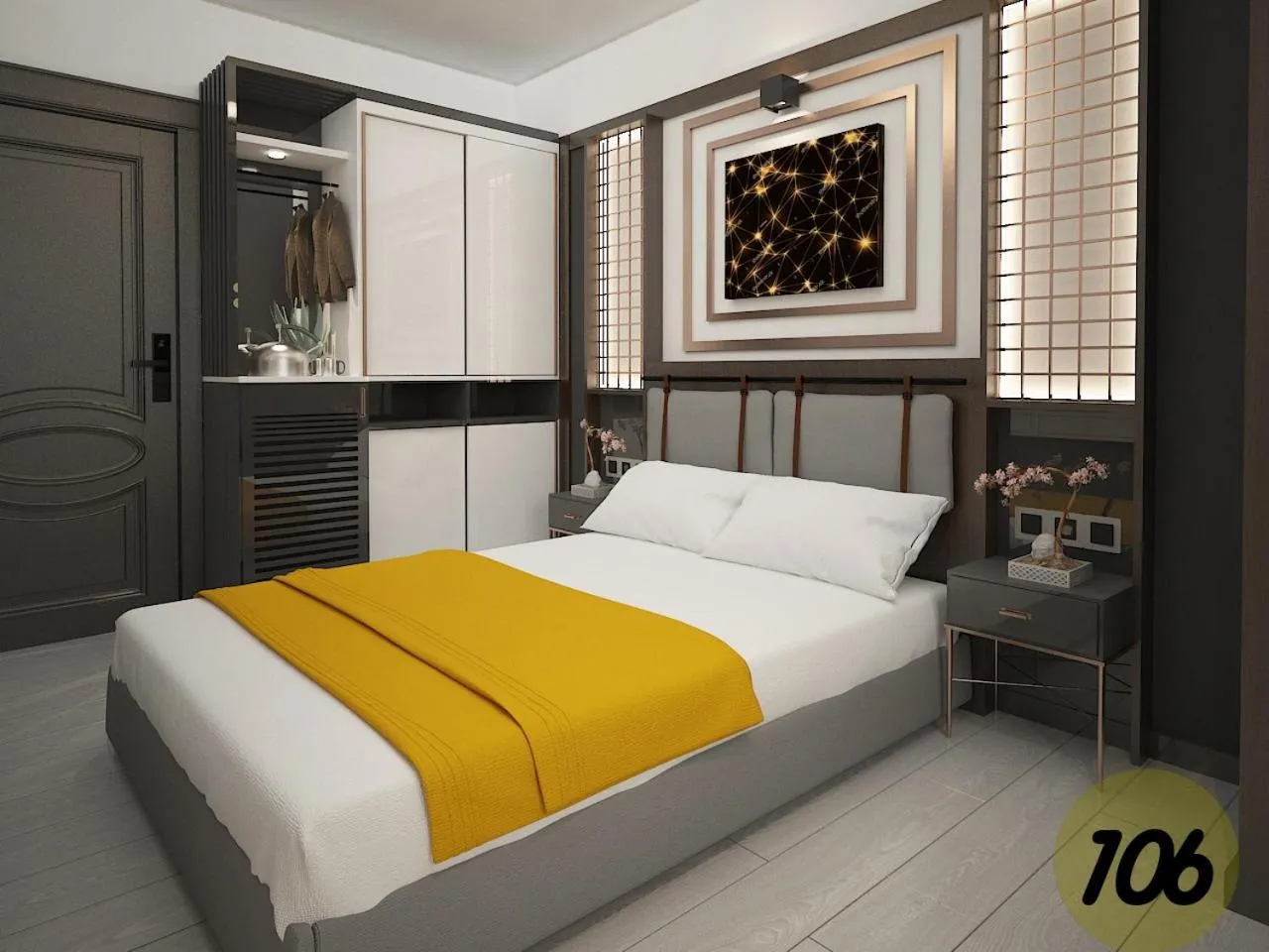 Bed in Exporoyal Hotel