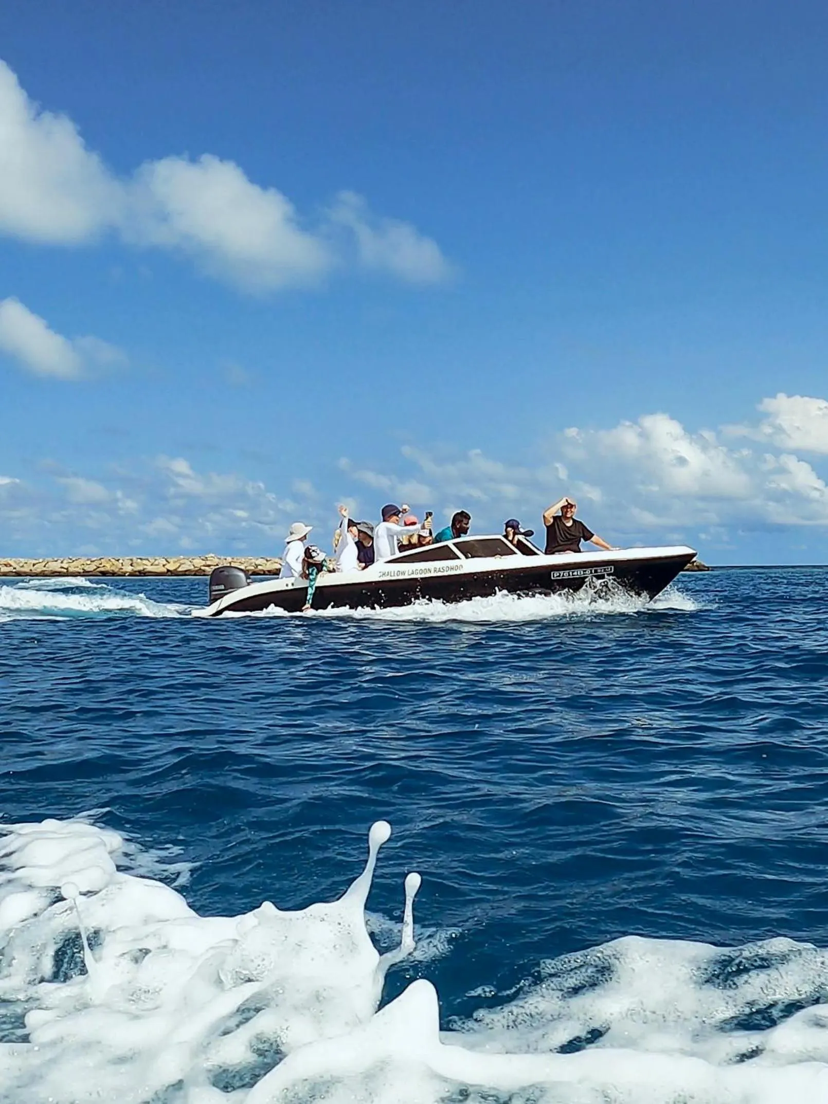 Activities in Shallow Lagoon Rasdhoo