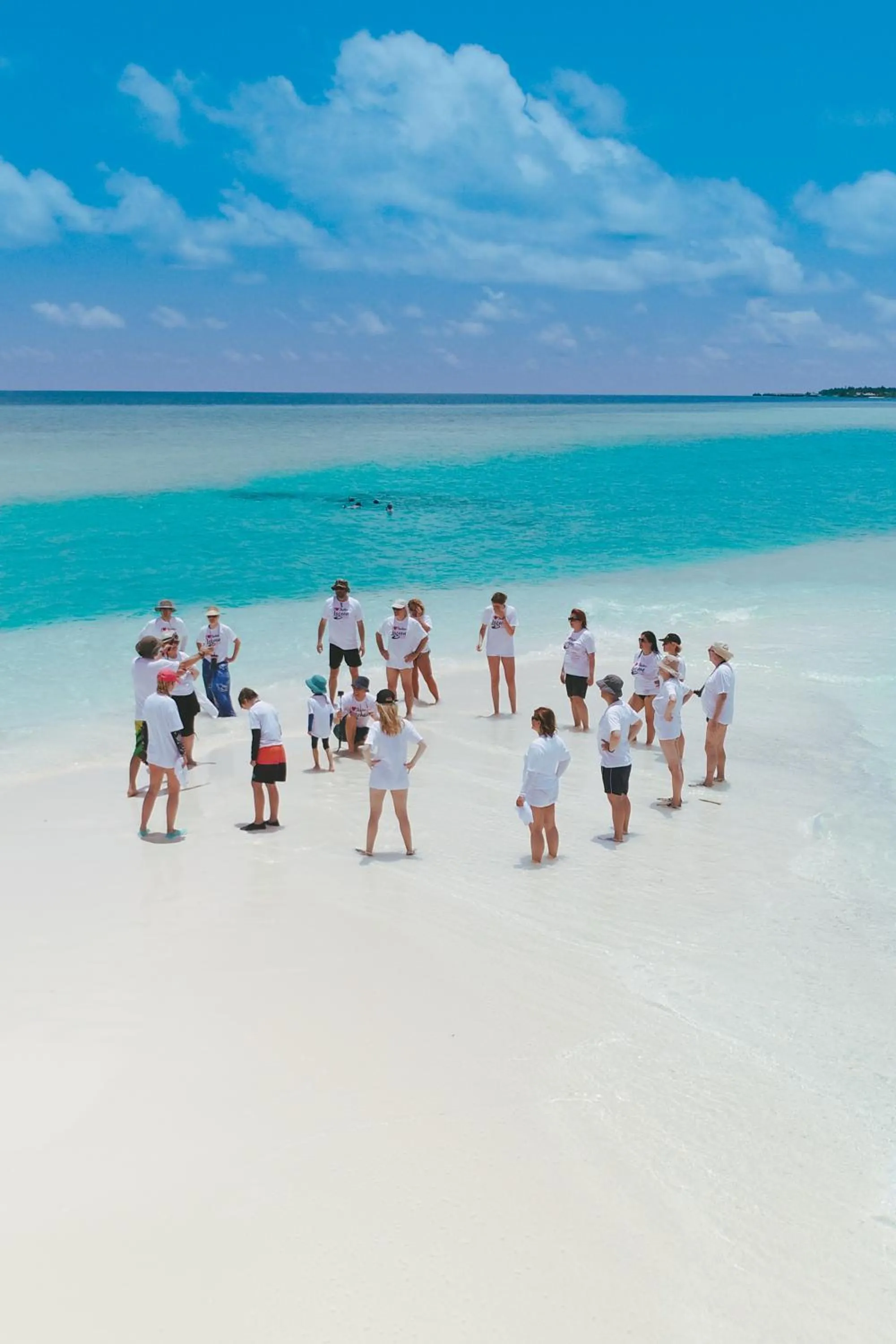 Activities in Shallow Lagoon Rasdhoo