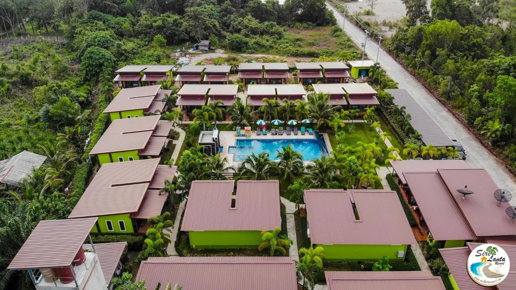 Bird's eye view in Siri Lanta Resort