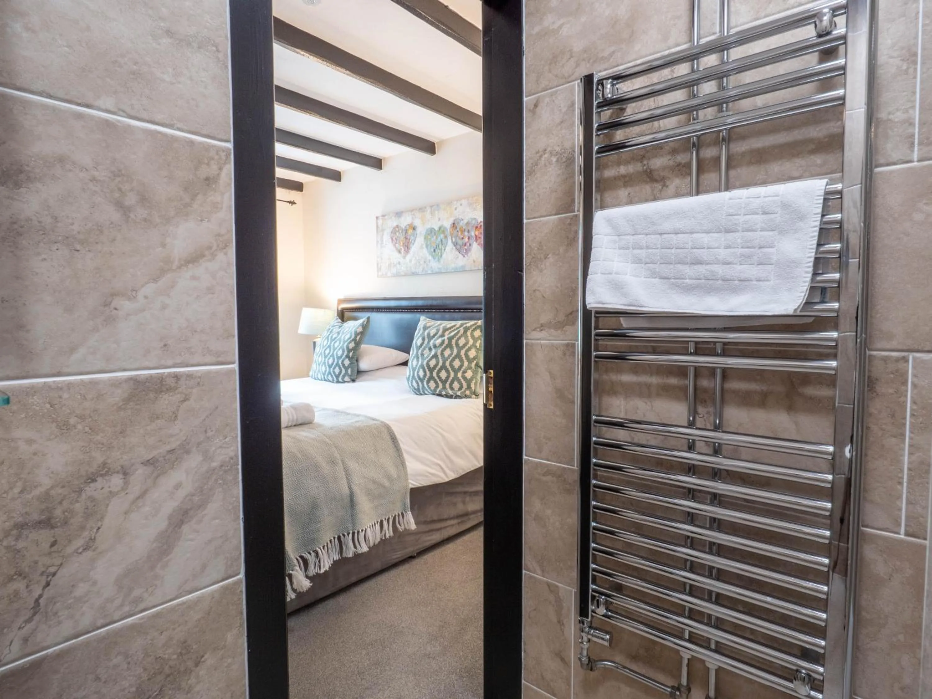 Bed in The Black Boy Inn