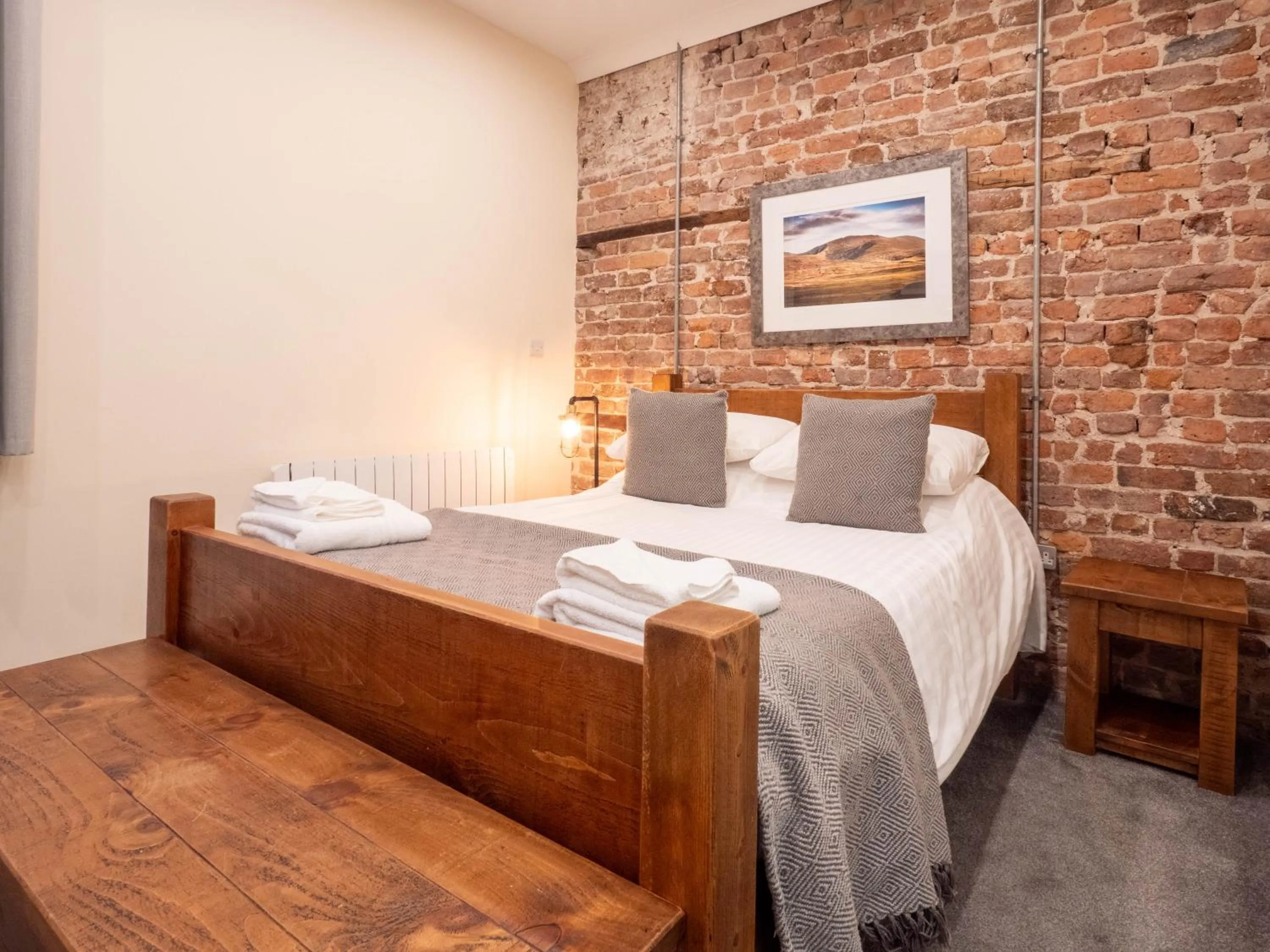 Bed in The Black Boy Inn