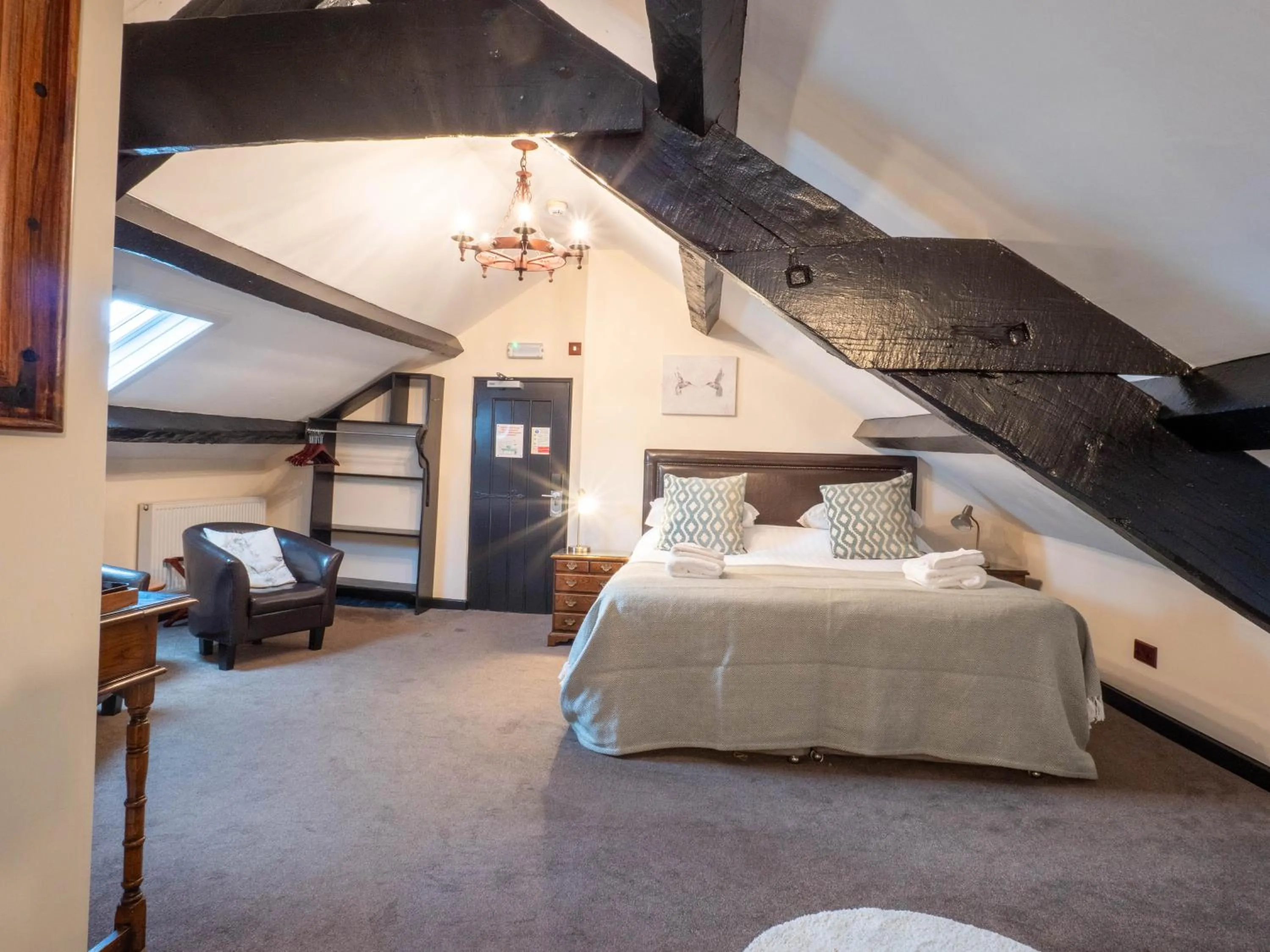 Bed in The Black Boy Inn